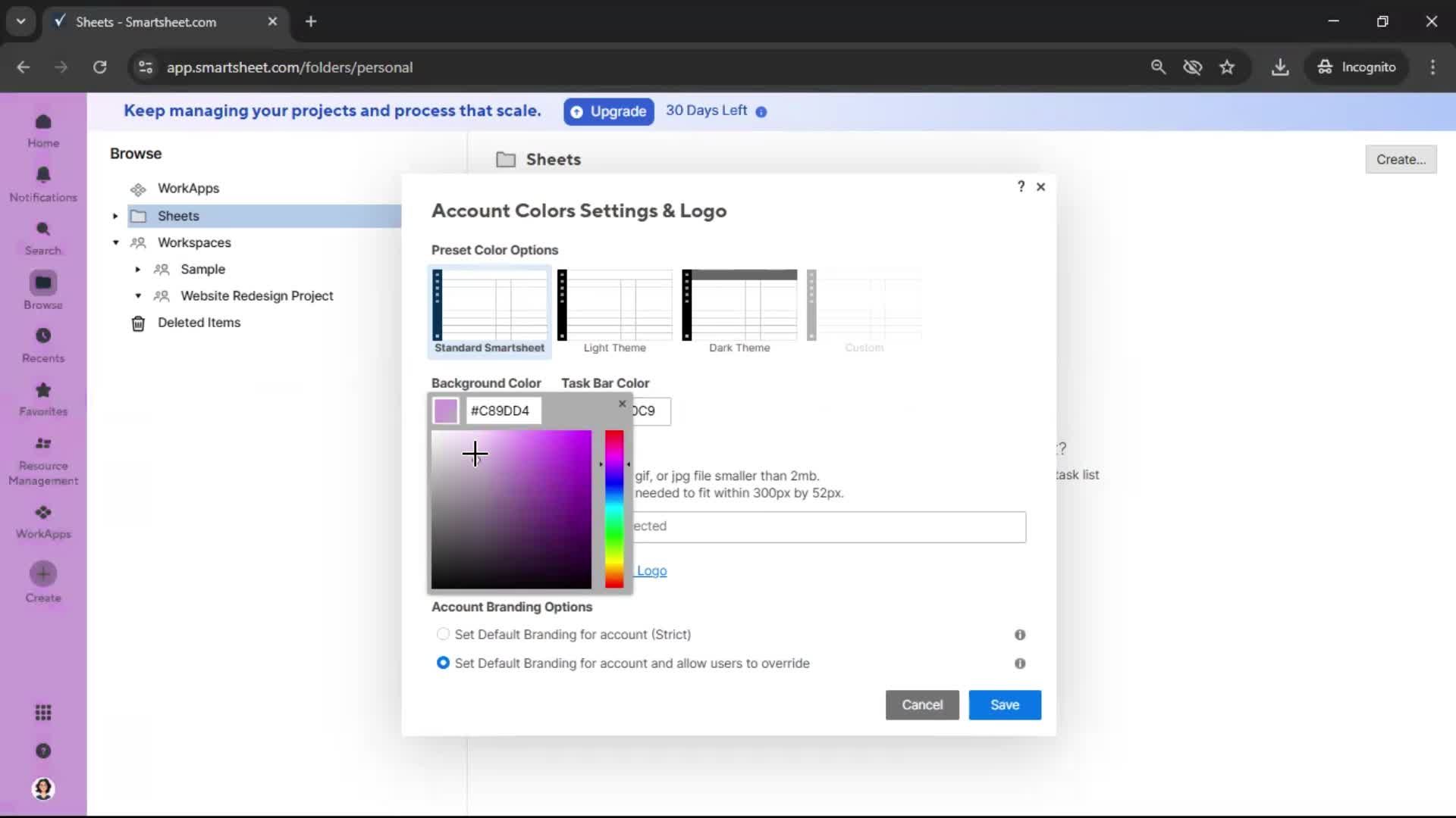General browsing screenshot