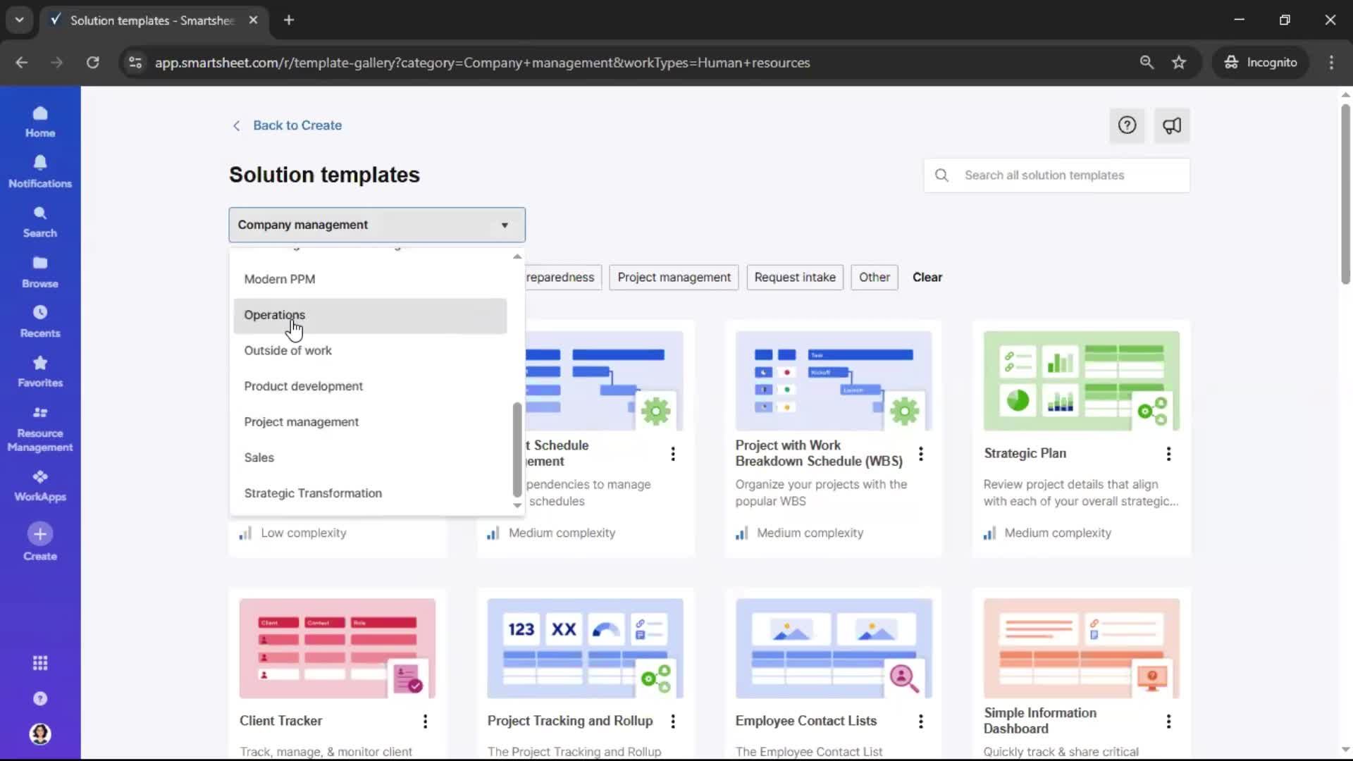 General browsing screenshot