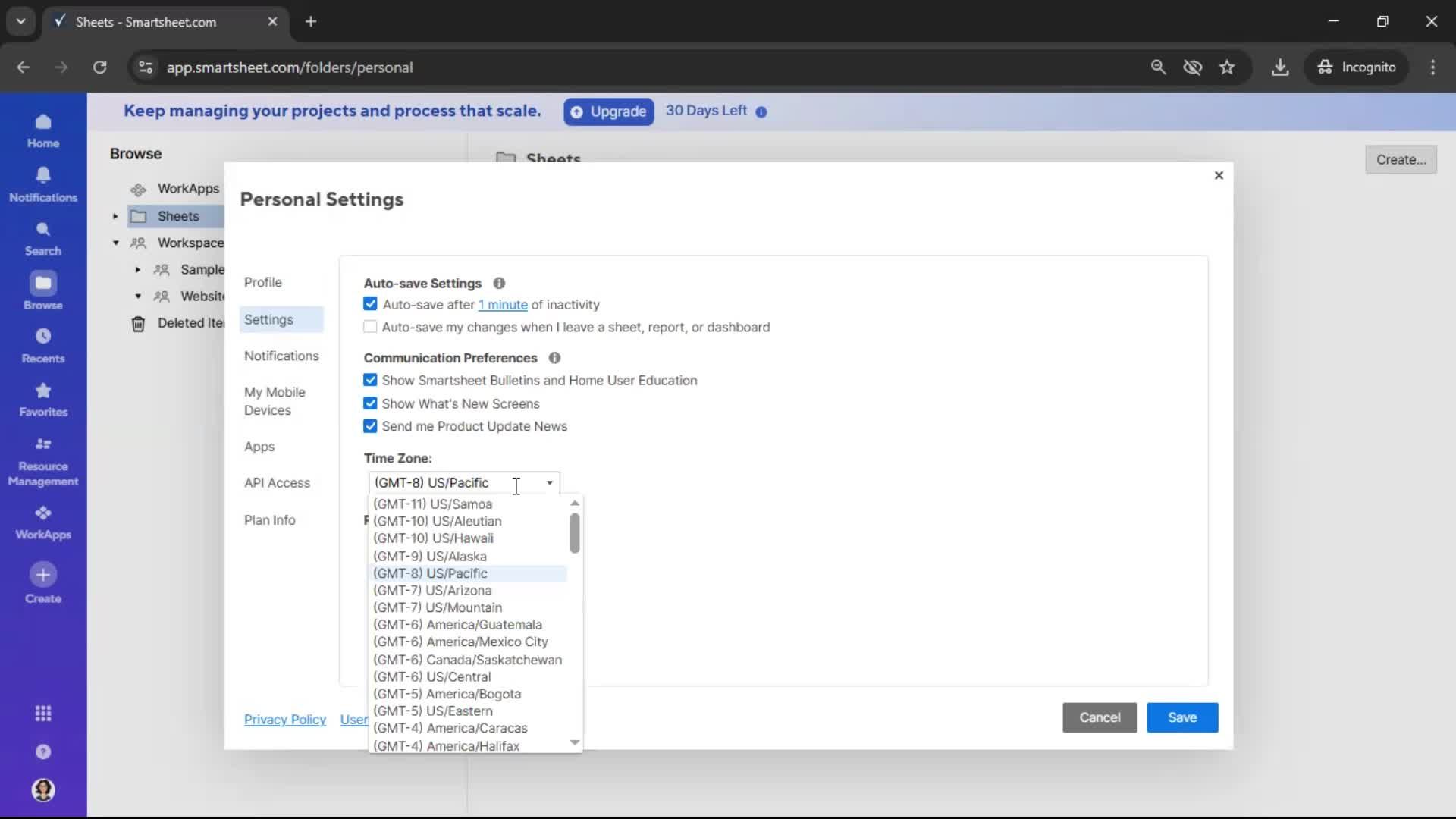 General browsing screenshot