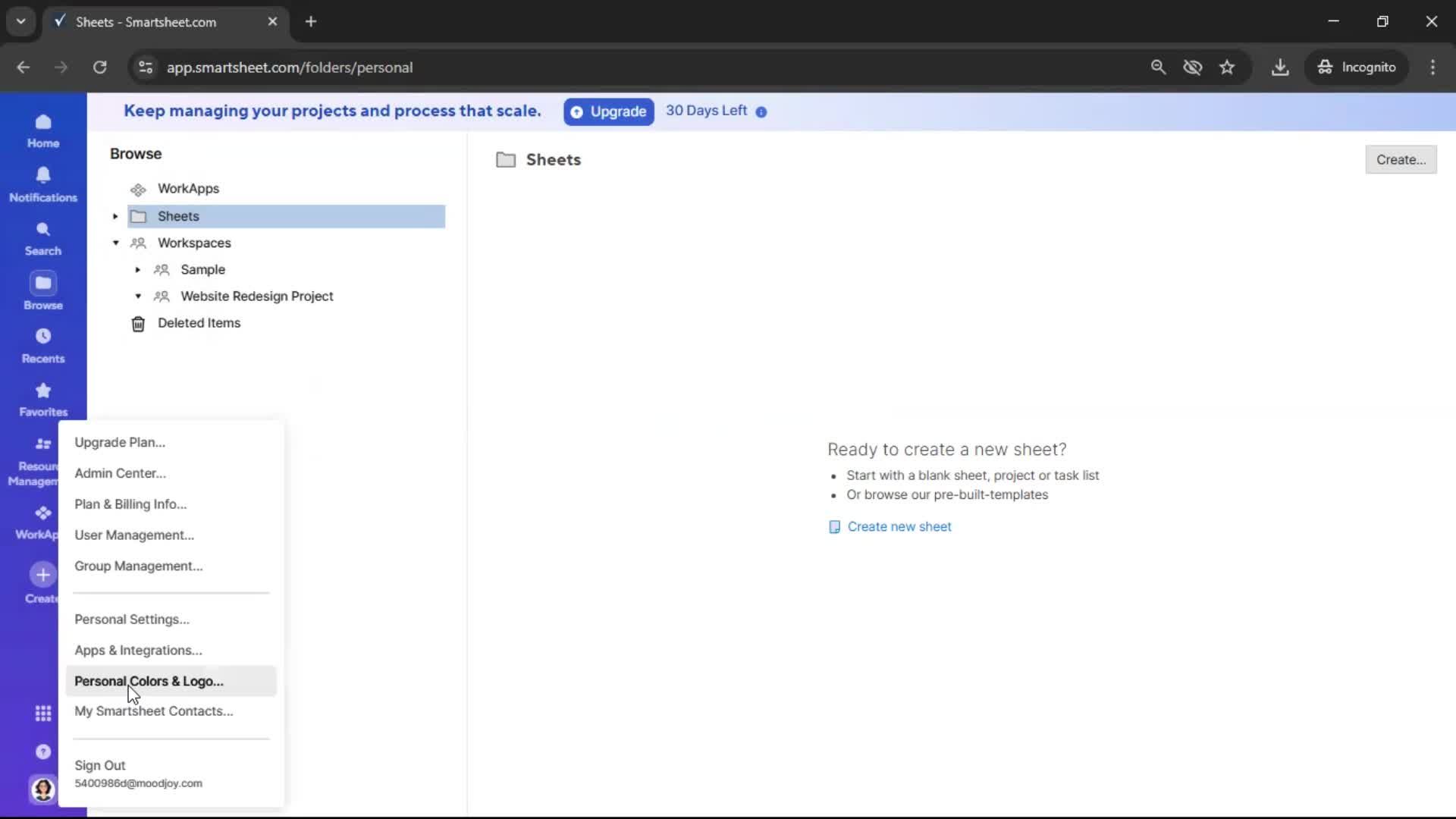 General browsing screenshot