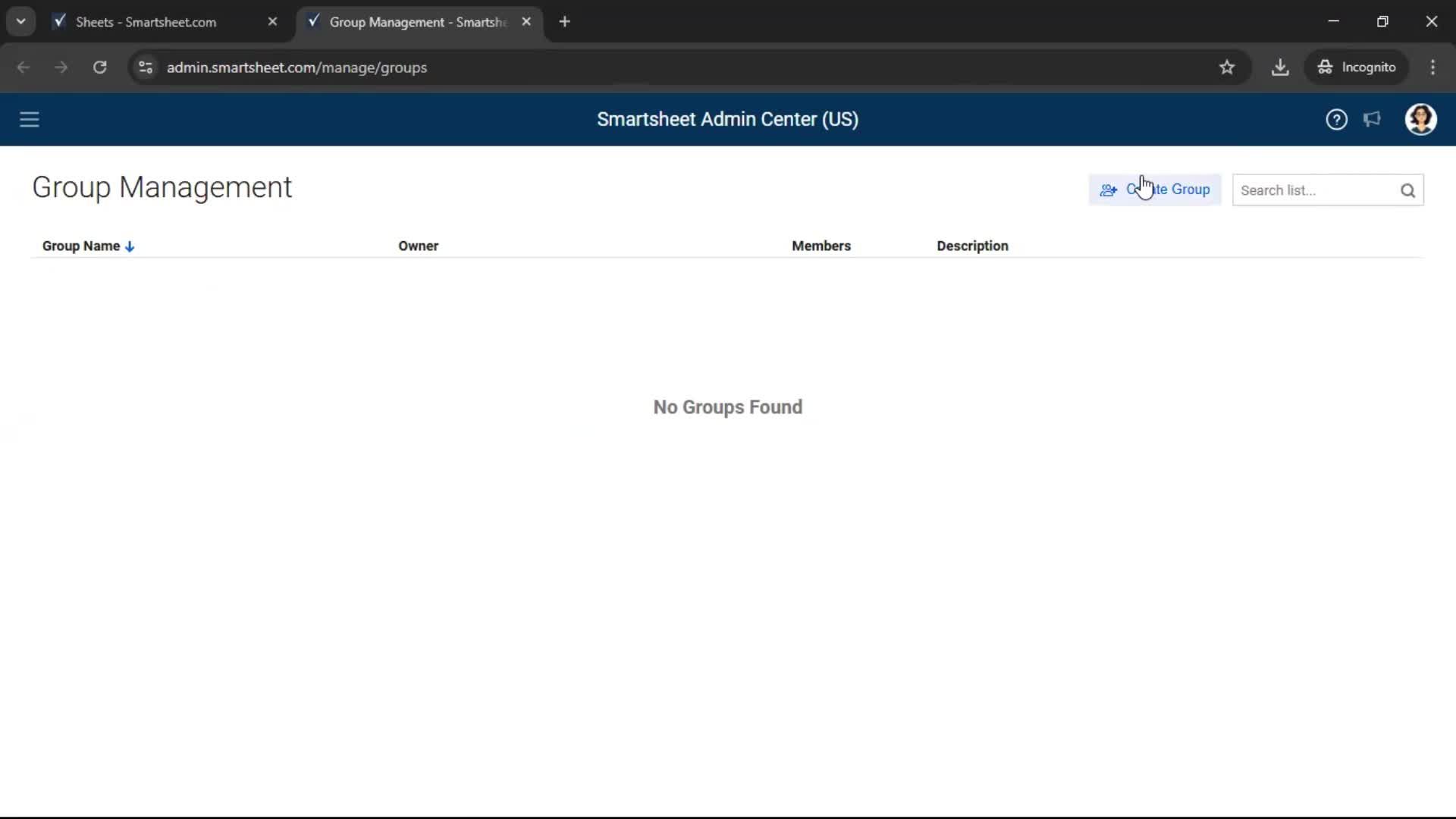 General browsing screenshot