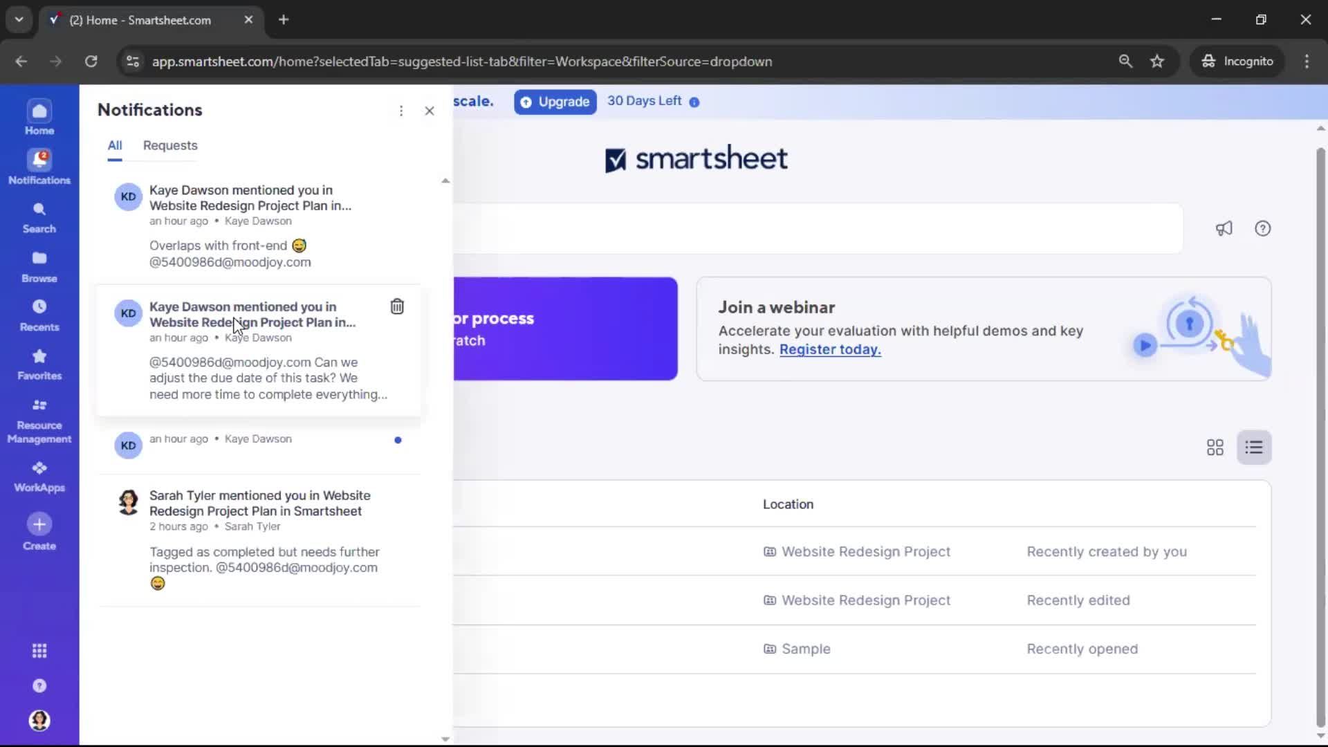General browsing screenshot
