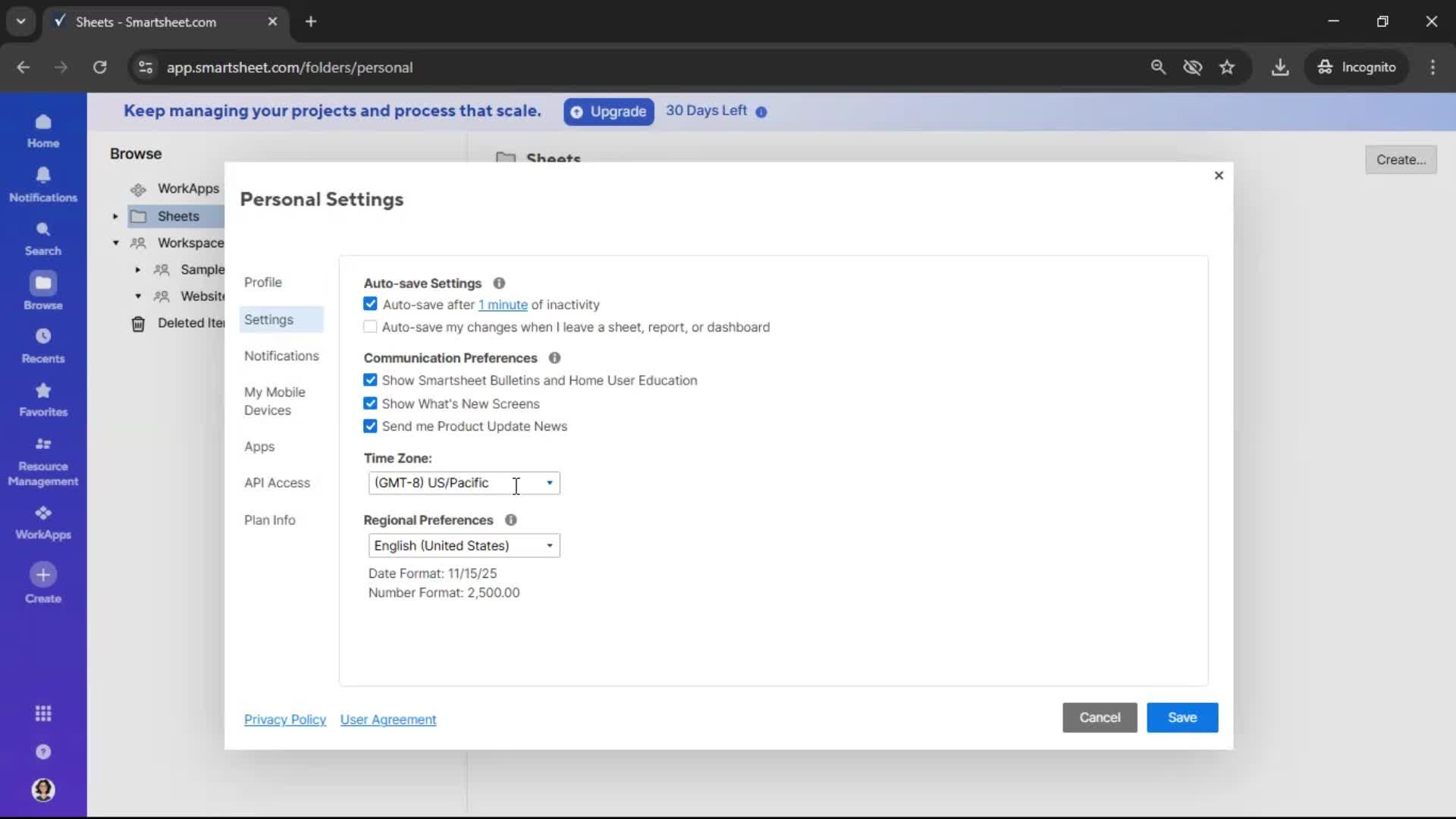 General browsing screenshot