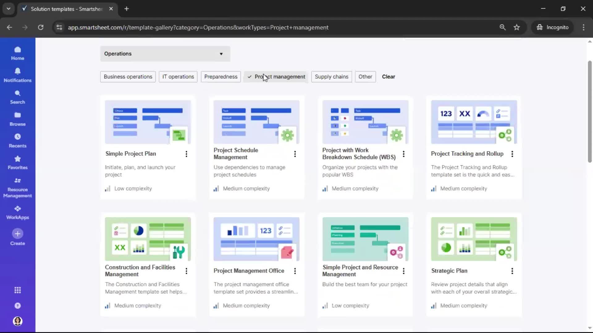 General browsing screenshot