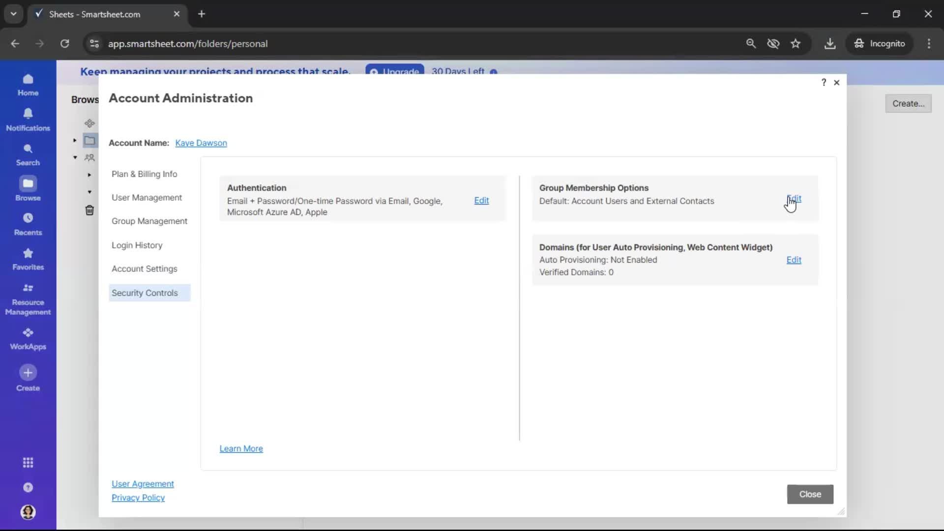 General browsing screenshot