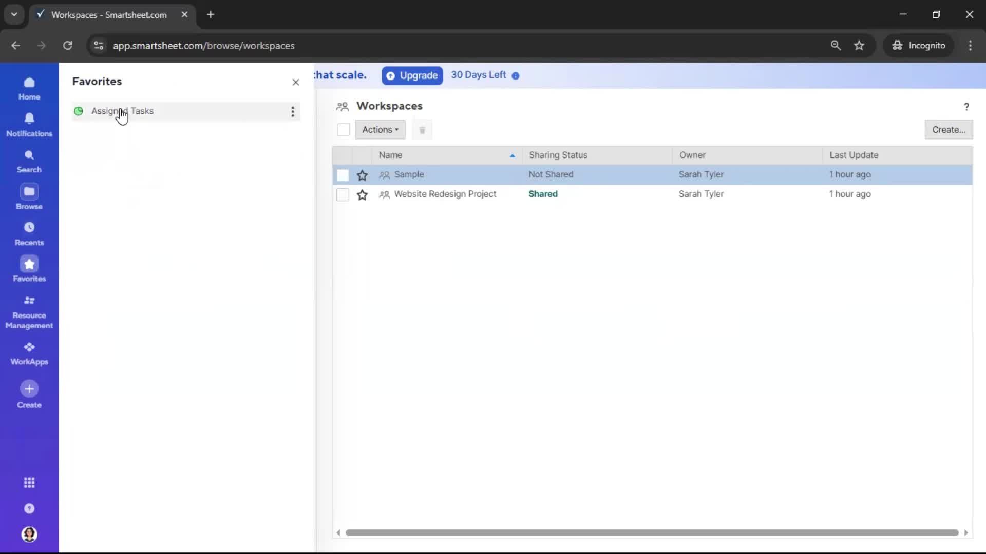 General browsing screenshot