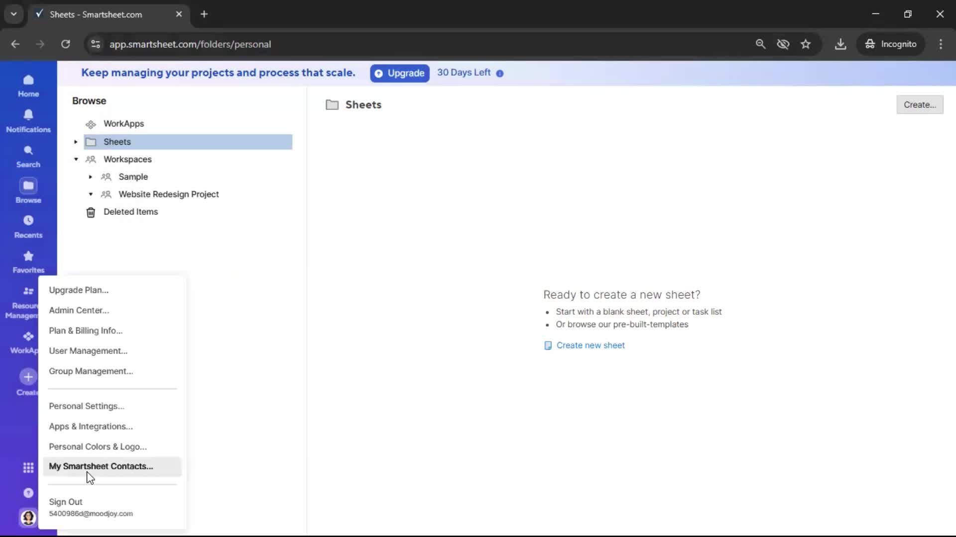 General browsing screenshot
