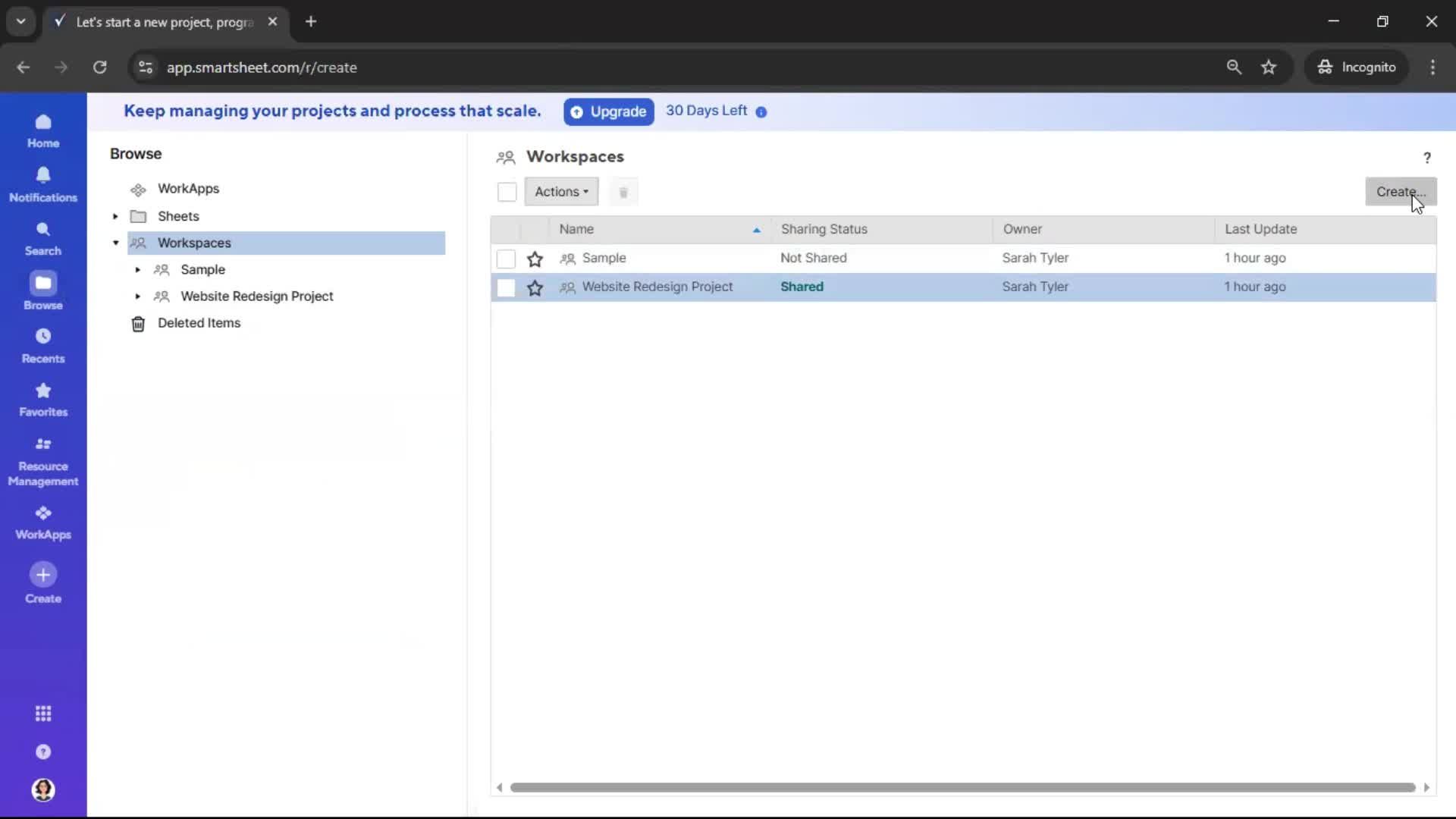 General browsing screenshot