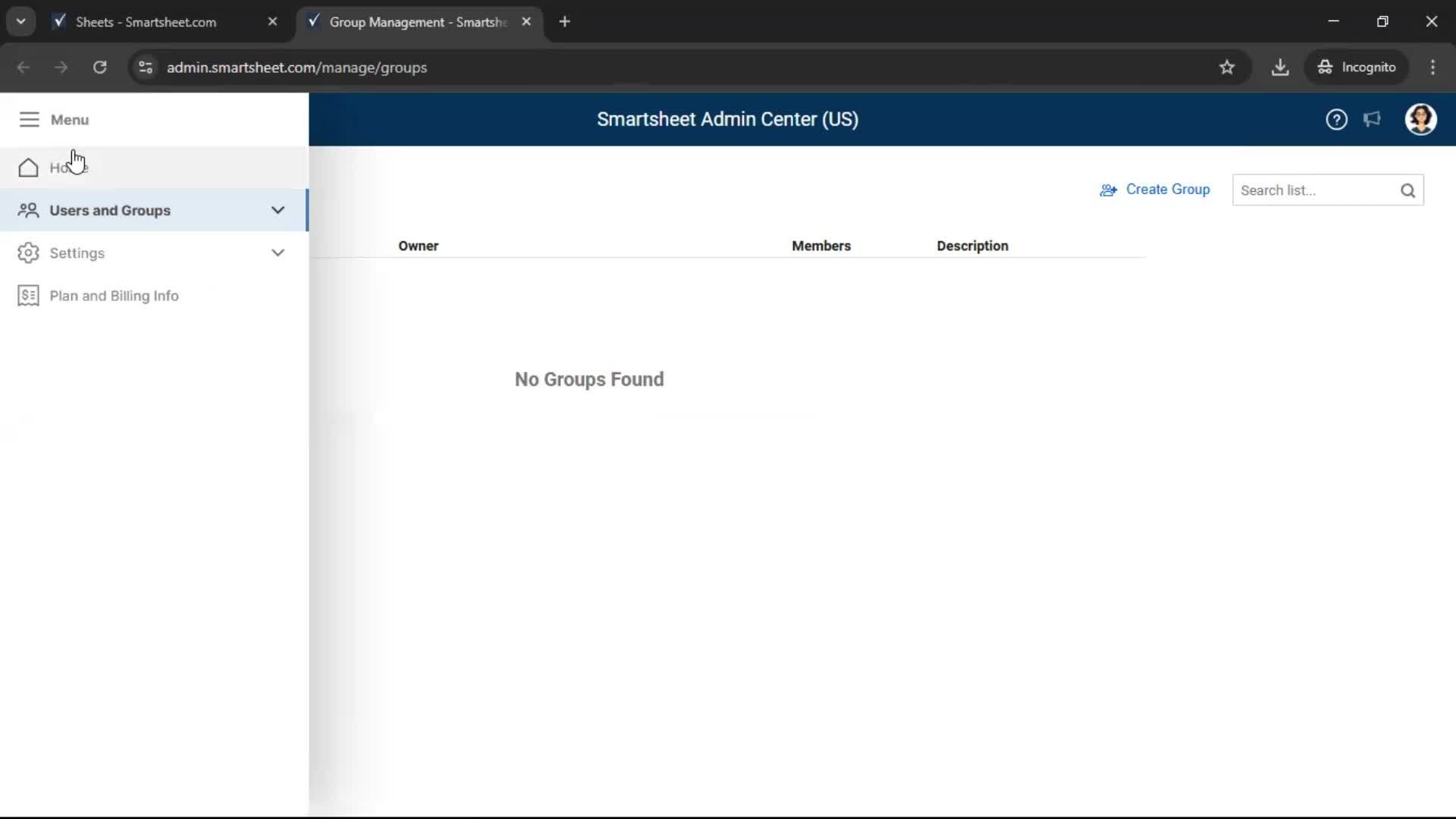 General browsing screenshot