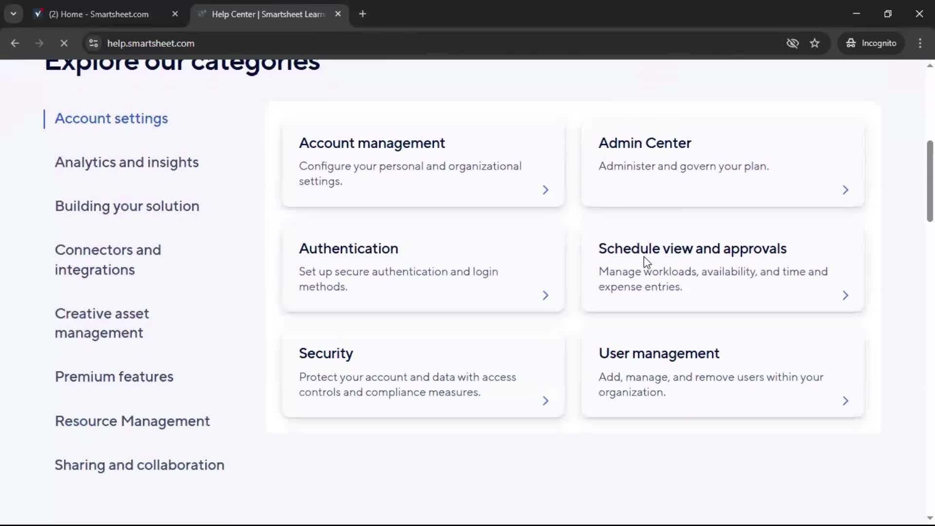 General browsing screenshot