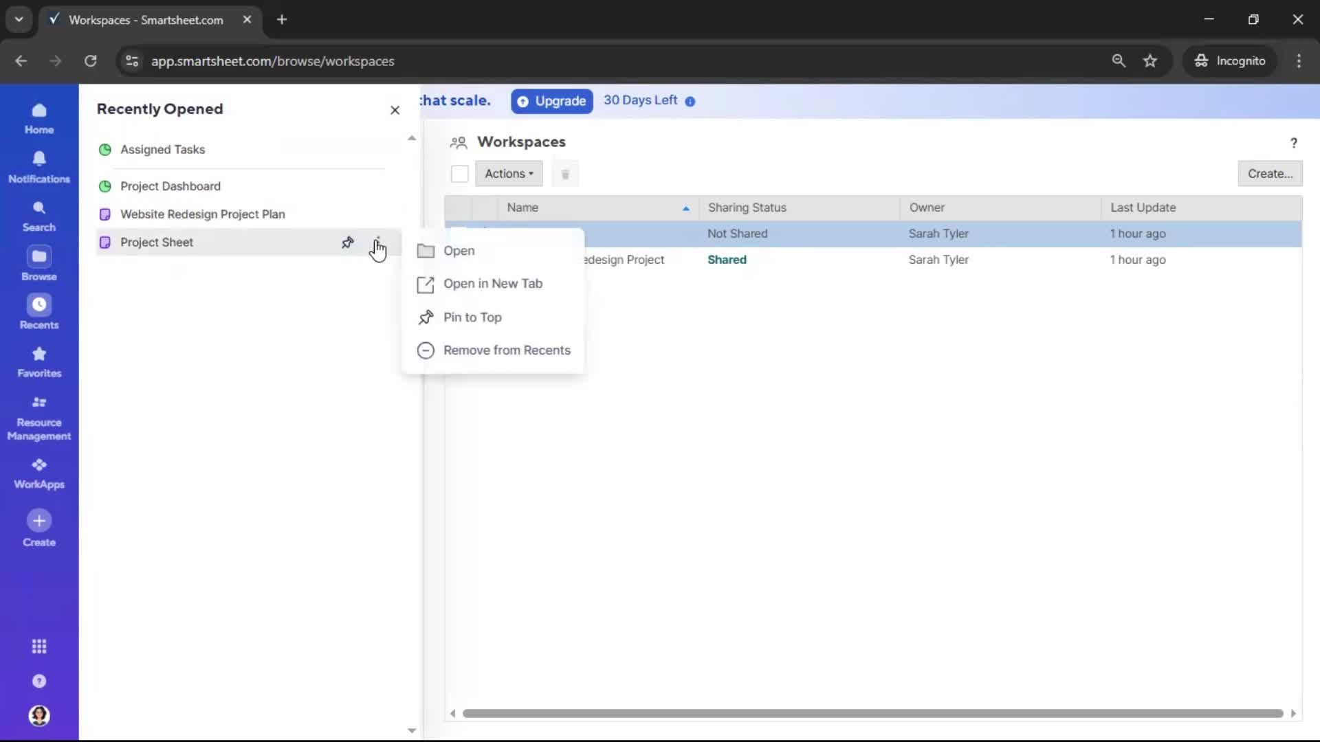 General browsing screenshot