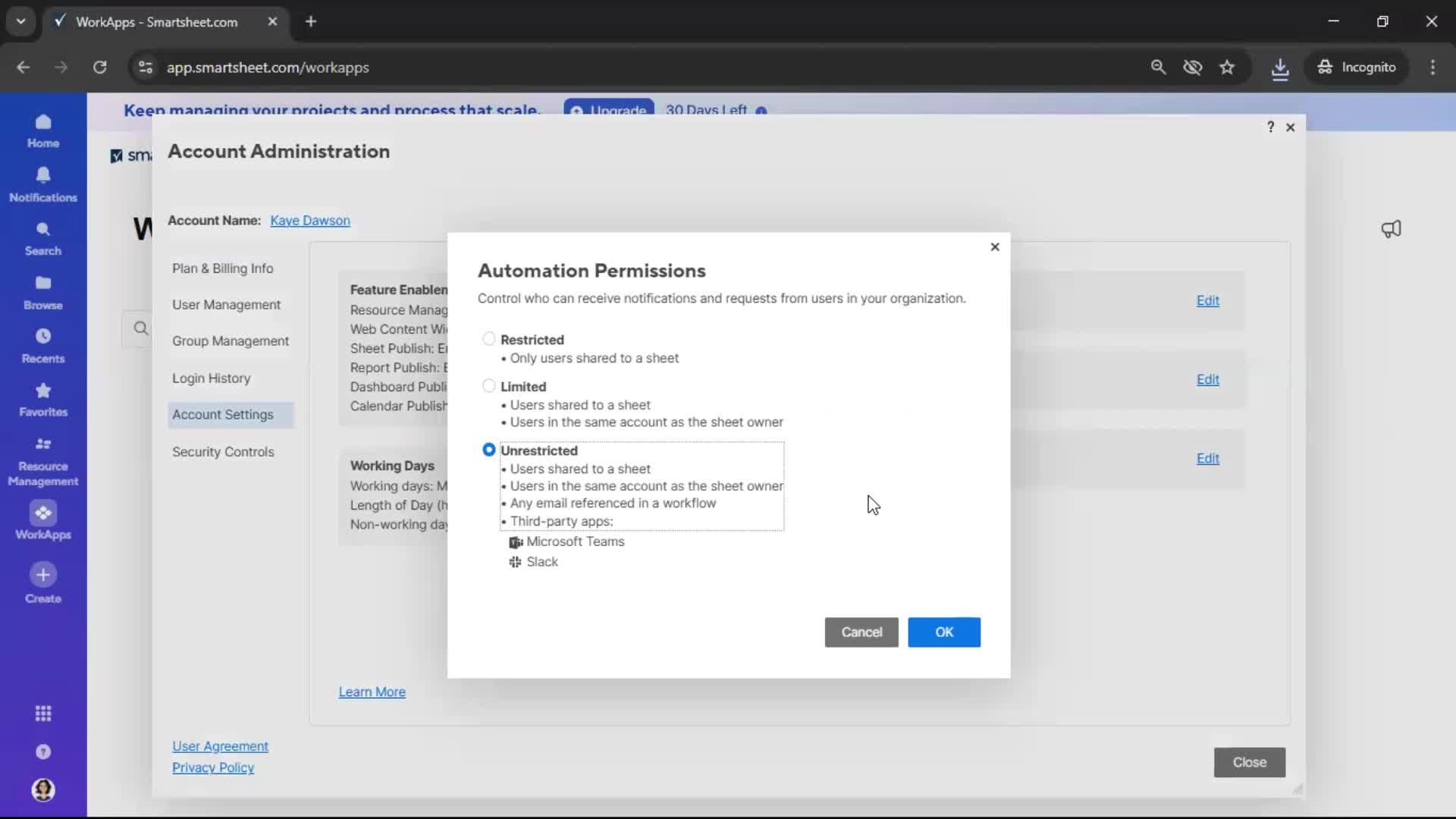 General browsing screenshot
