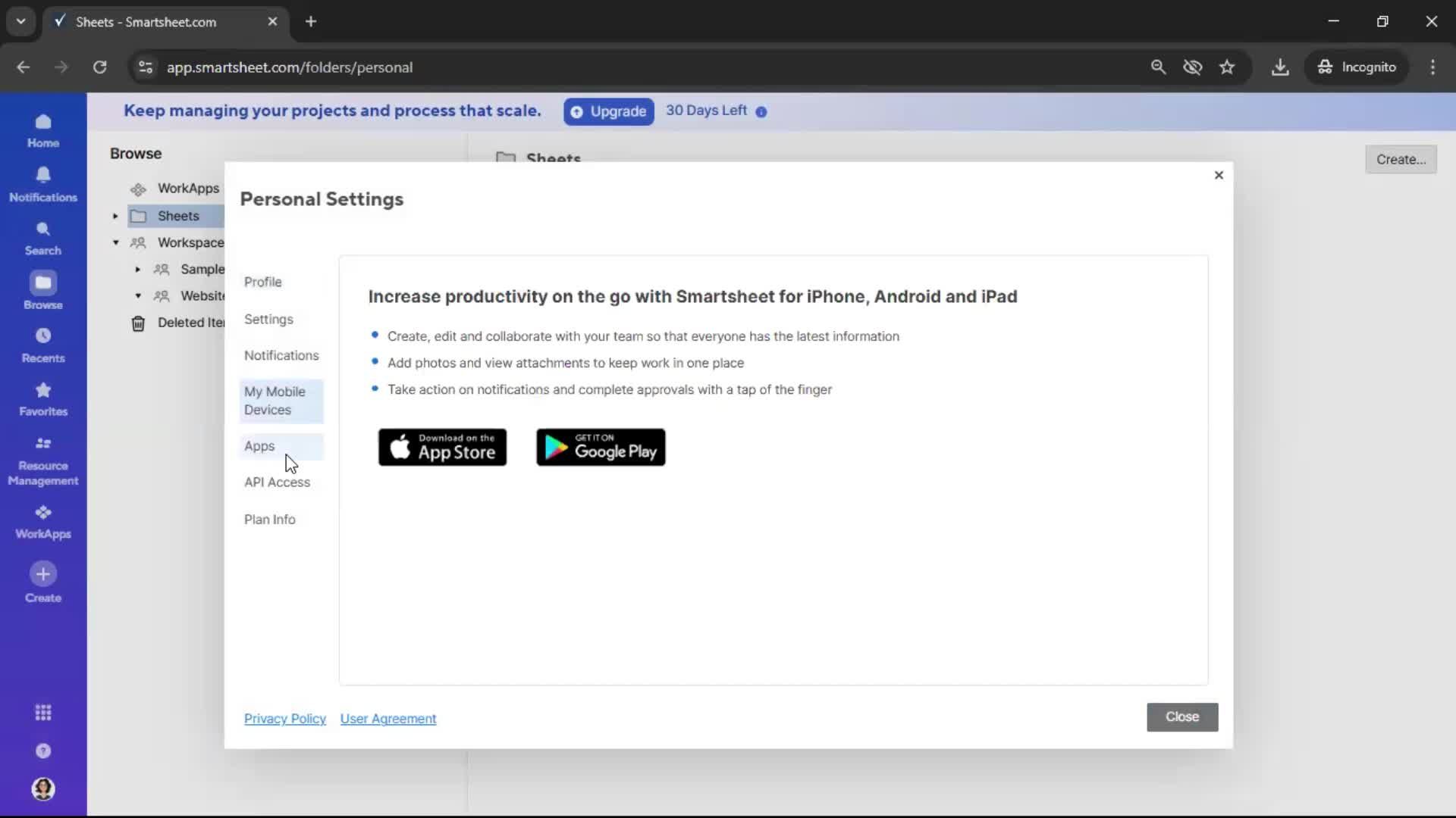 General browsing screenshot