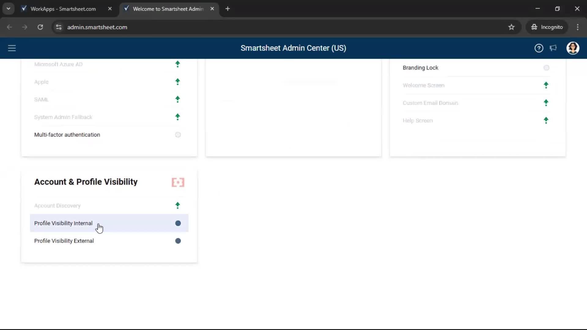 General browsing screenshot