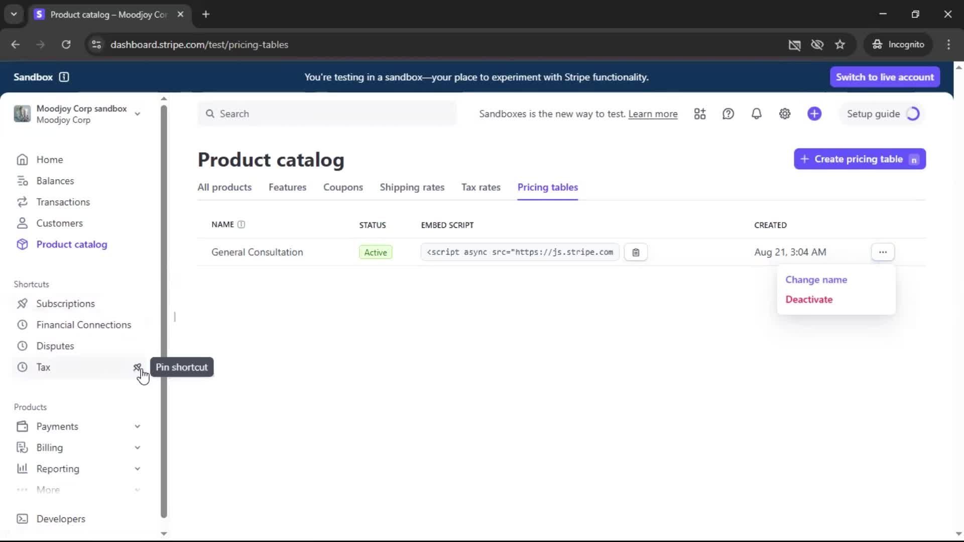 General browsing screenshot