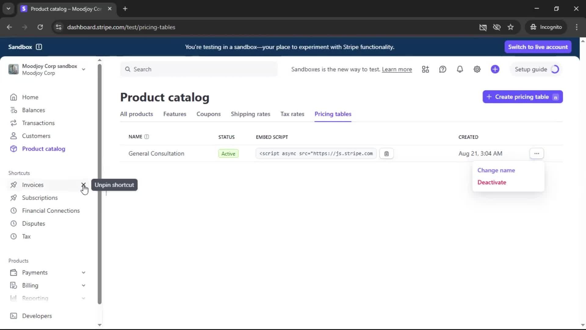 General browsing screenshot