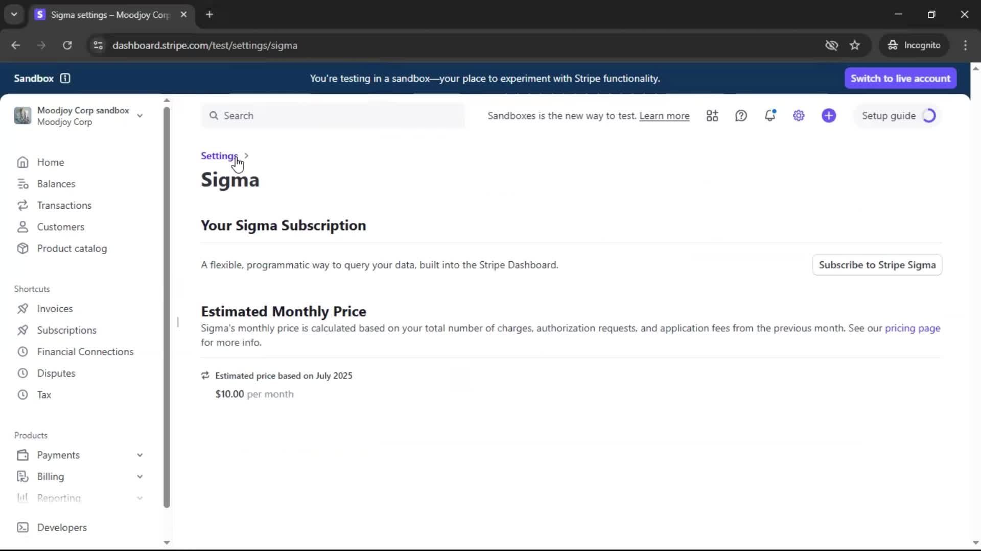 General browsing screenshot