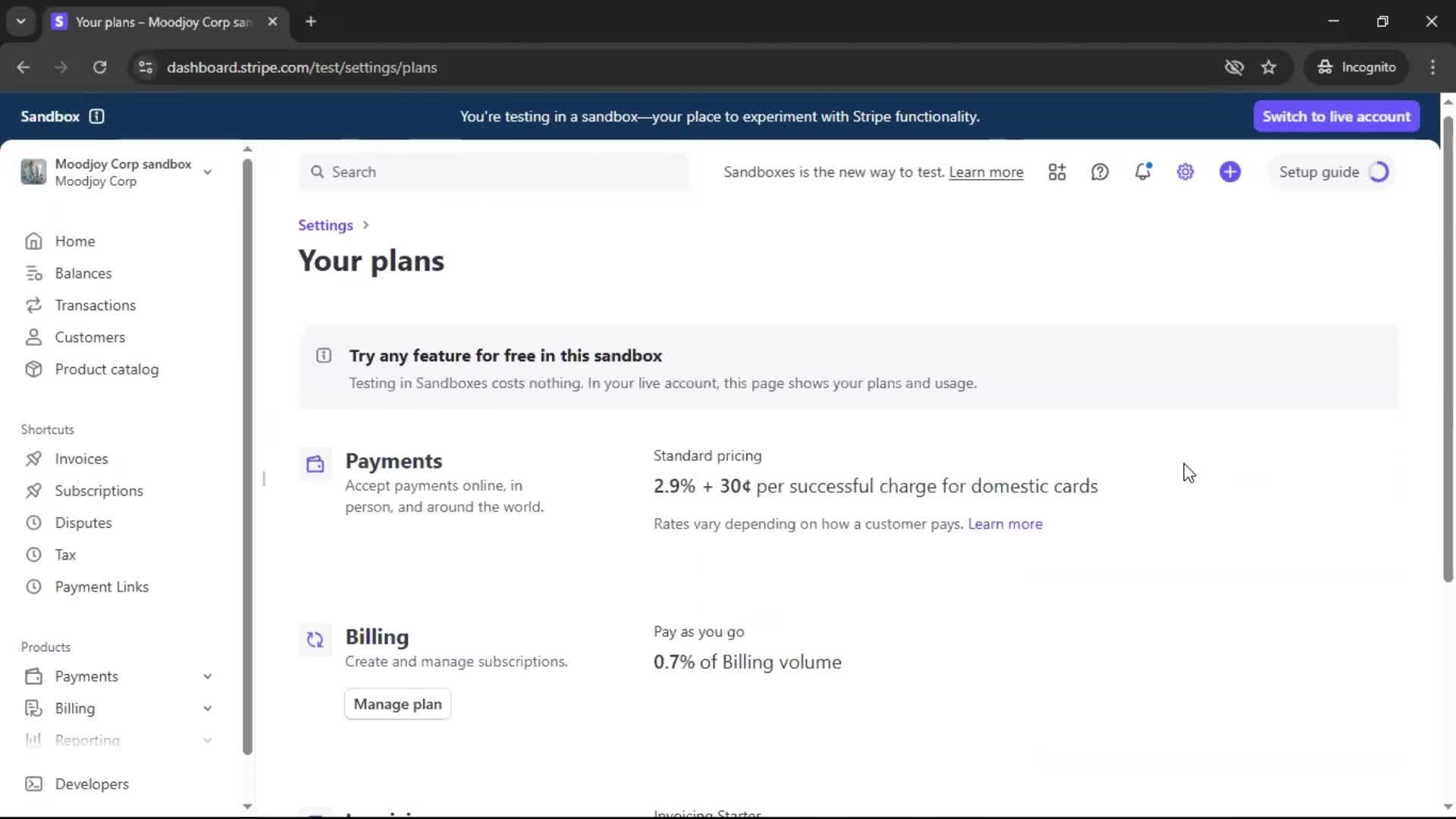 General browsing screenshot