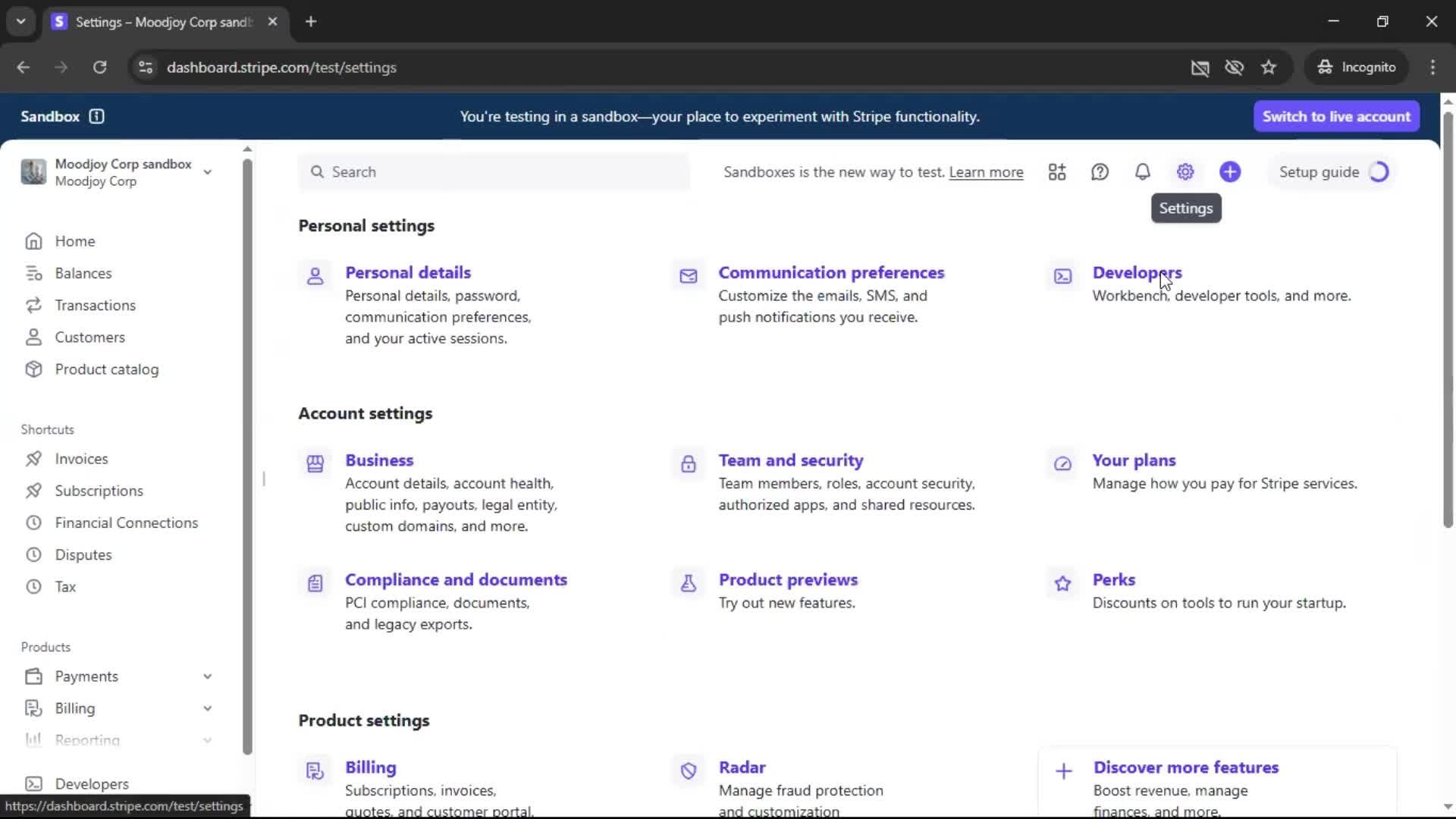 General browsing on Stripe video thumbnail