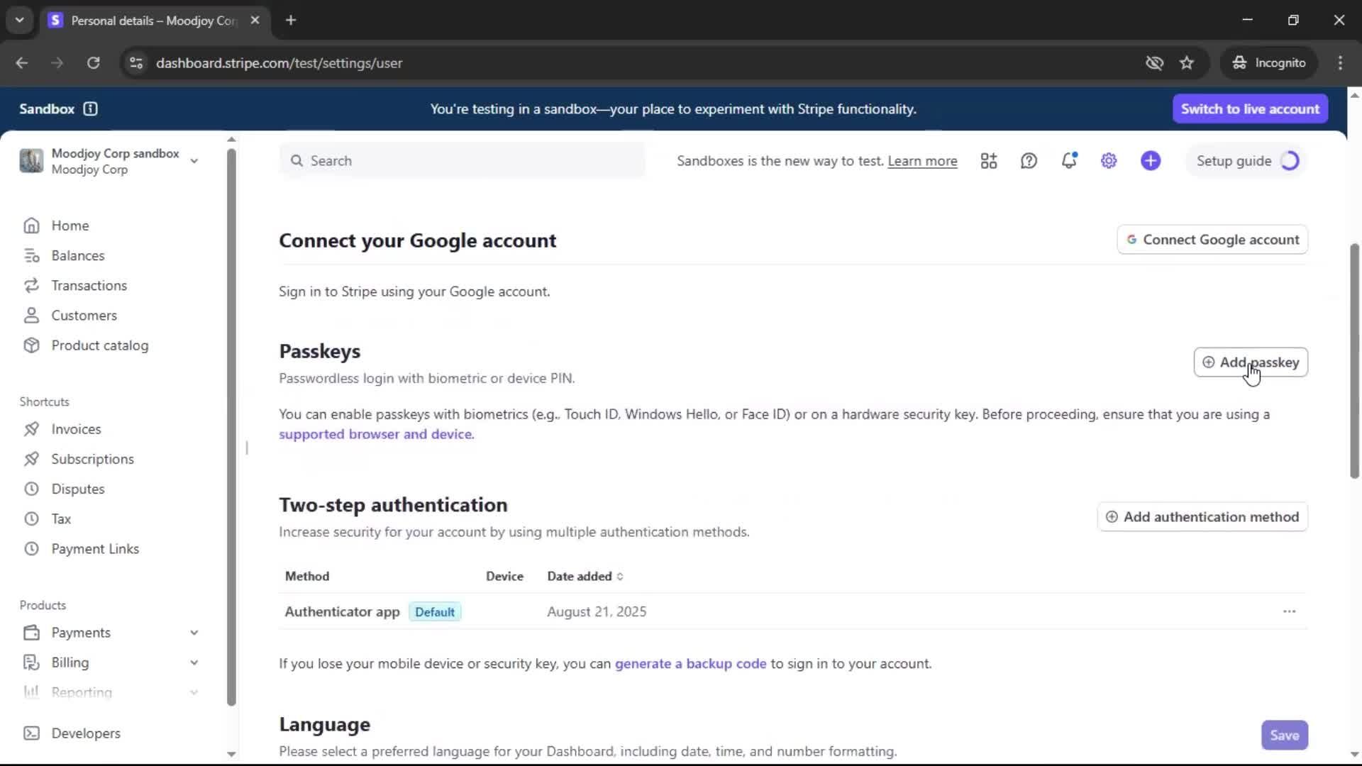 General browsing screenshot