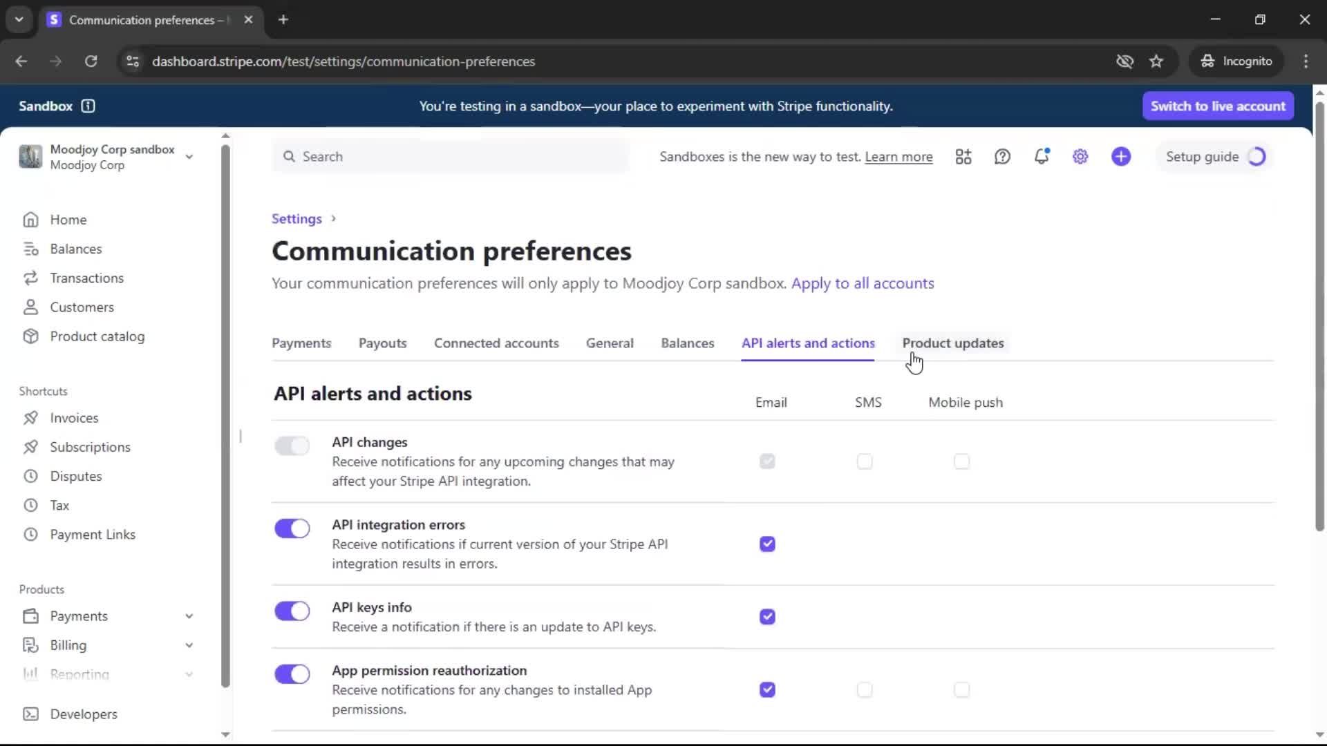 General browsing screenshot