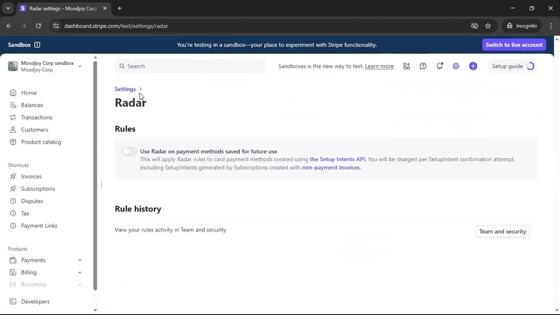 General browsing screenshot