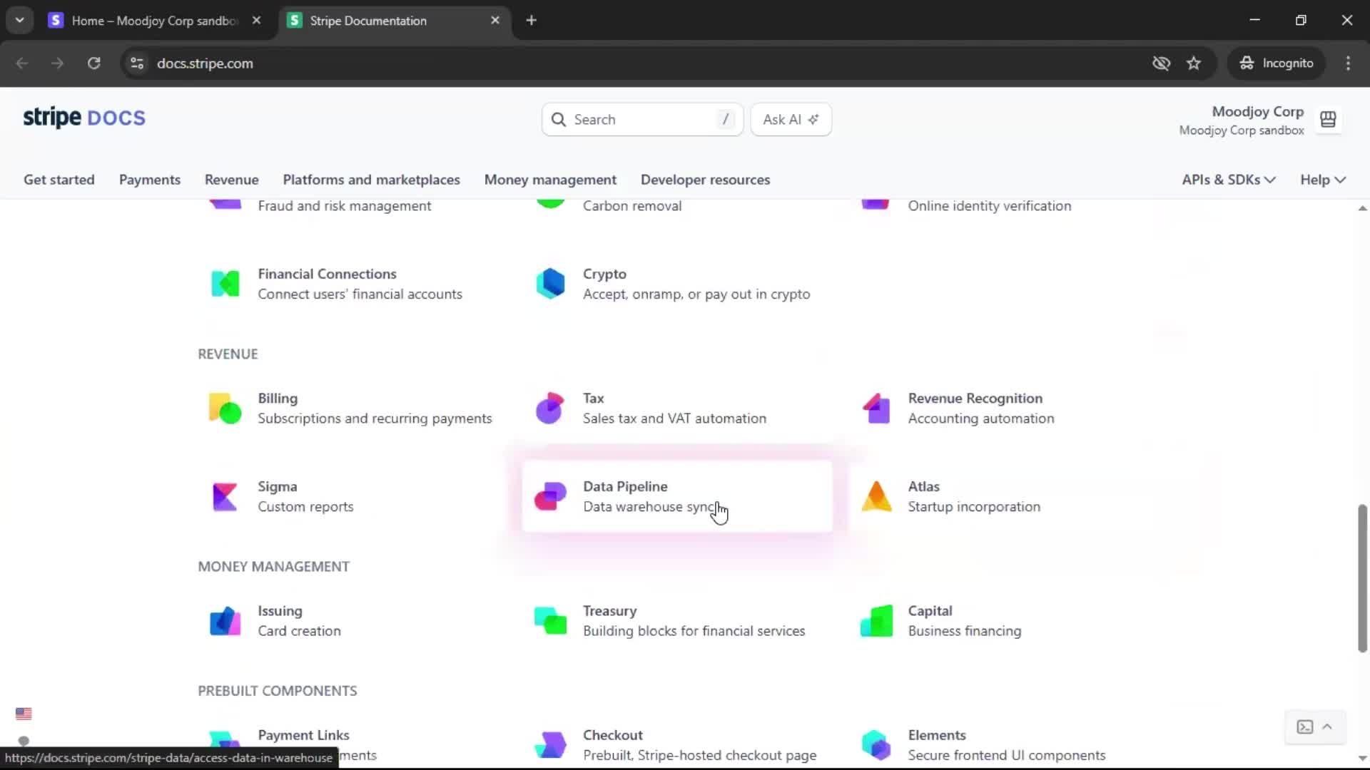 General browsing screenshot