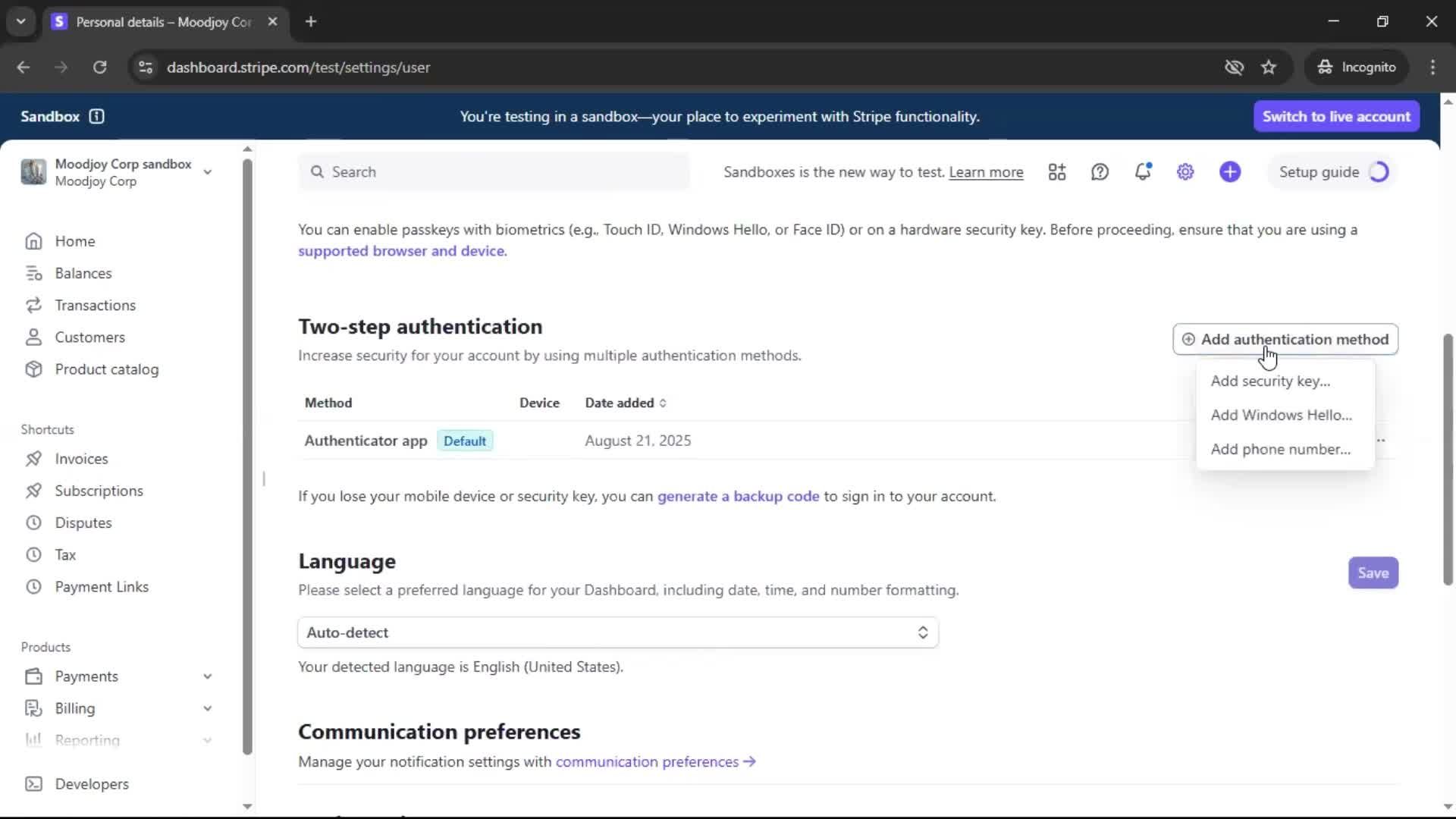 General browsing screenshot