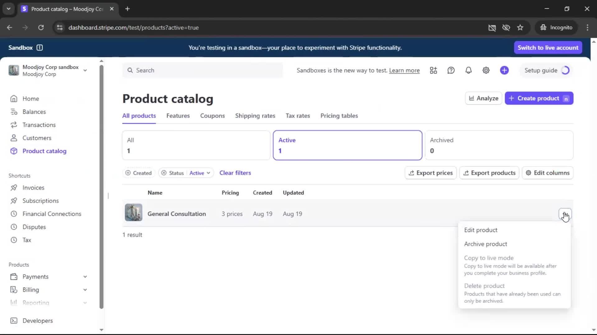 General browsing screenshot