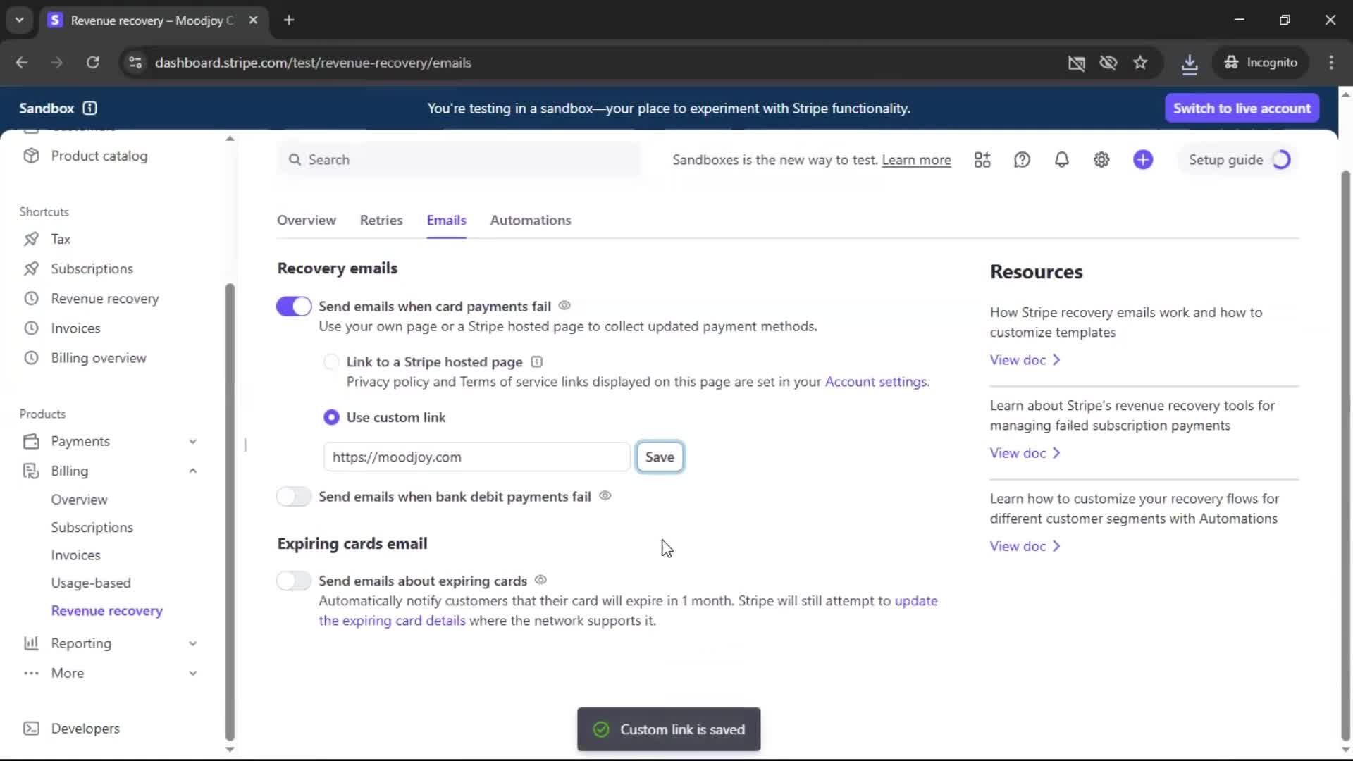 General browsing screenshot