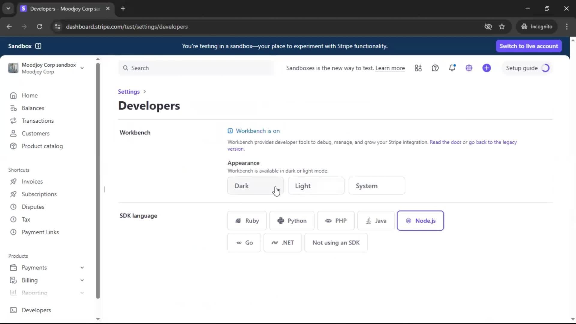 General browsing screenshot