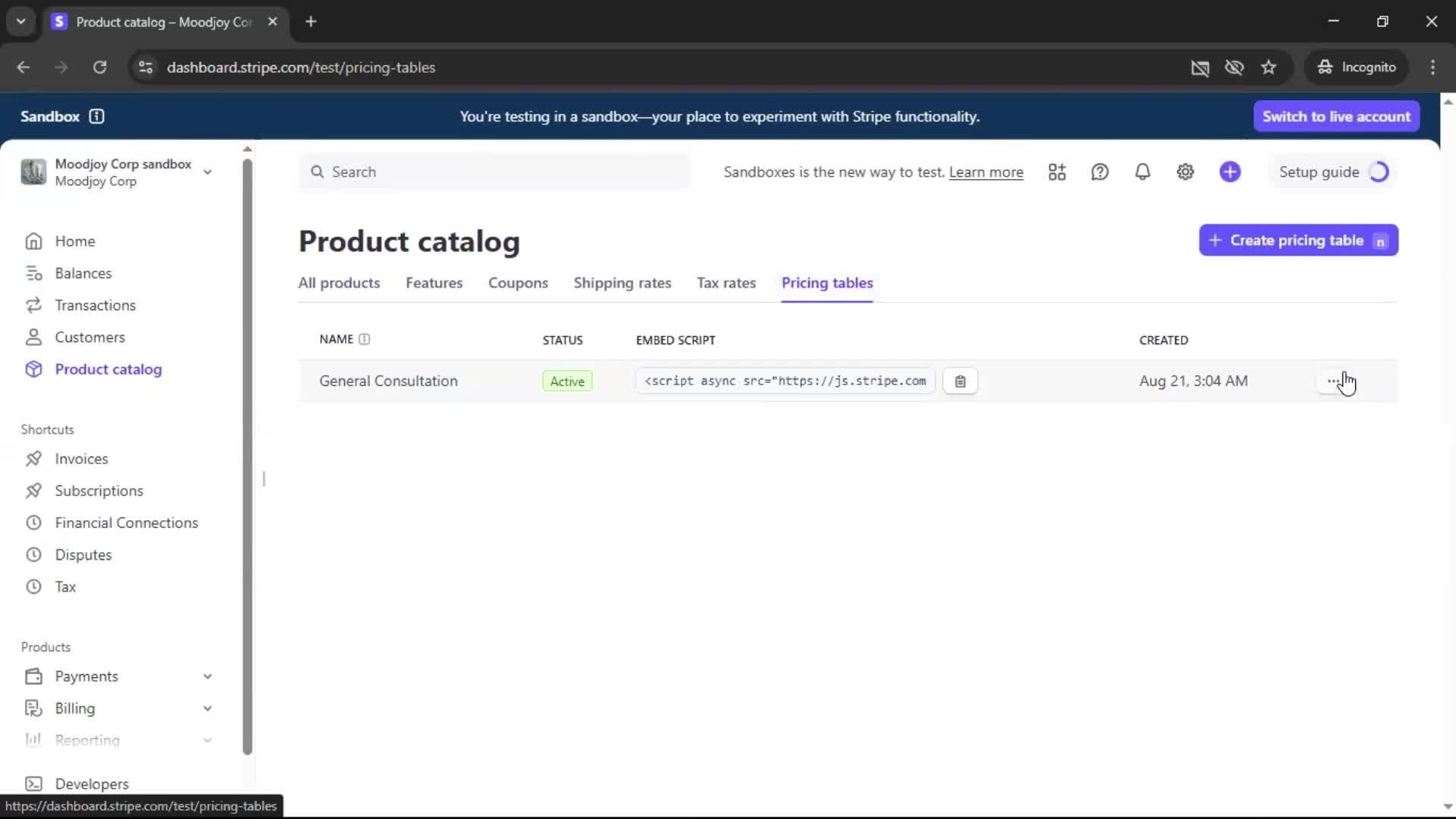 General browsing screenshot