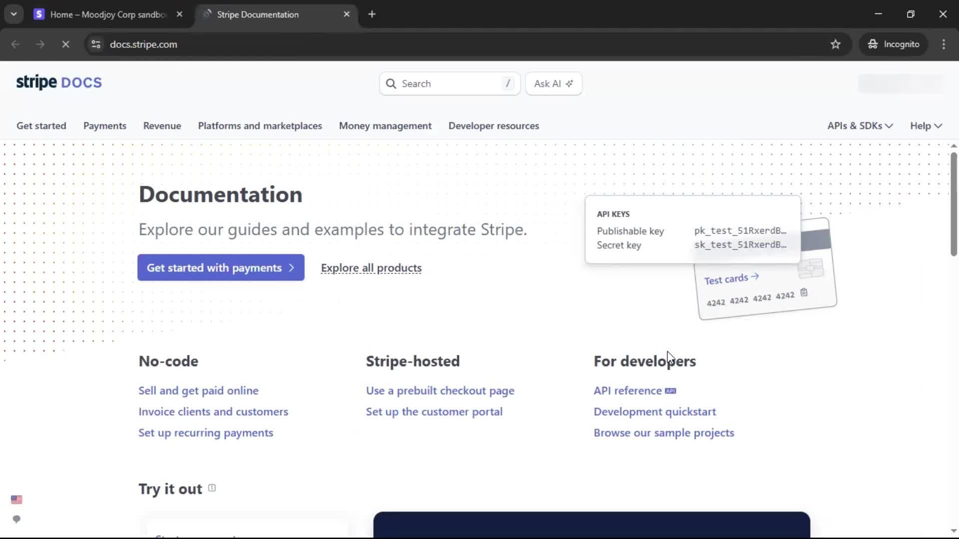 General browsing screenshot