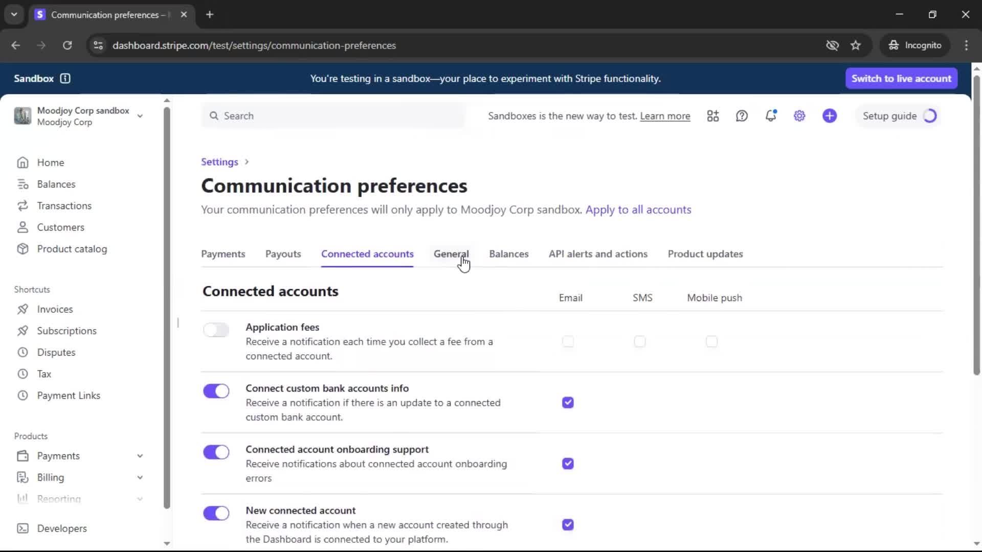 General browsing screenshot