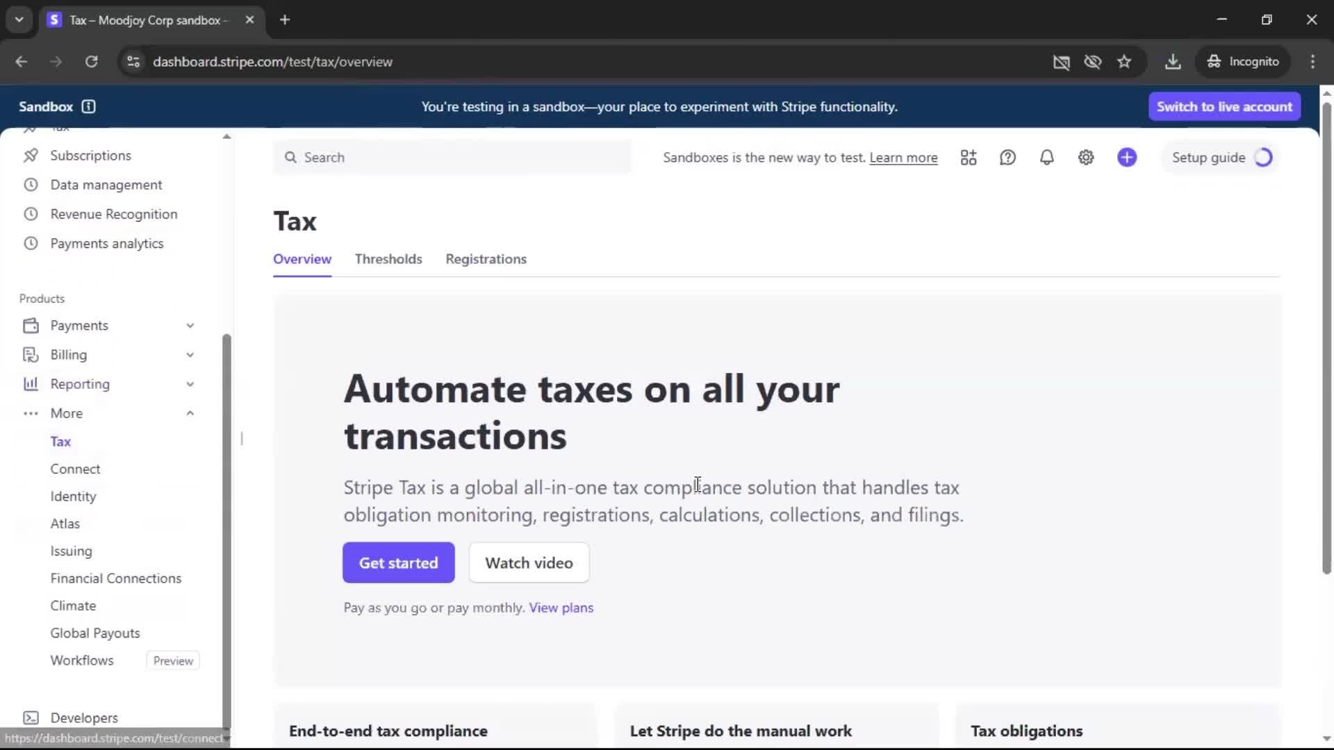General browsing screenshot