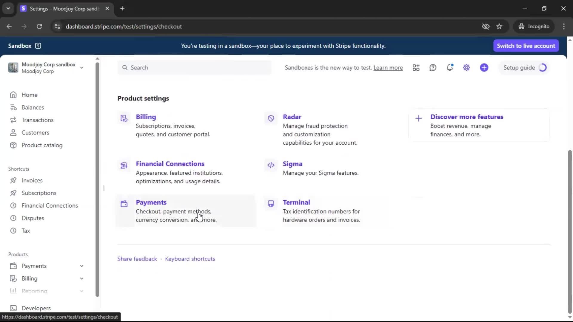 General browsing screenshot