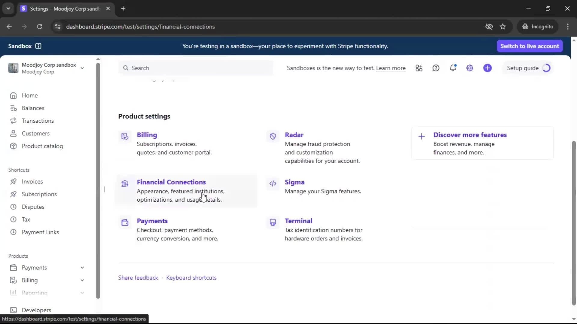 General browsing screenshot