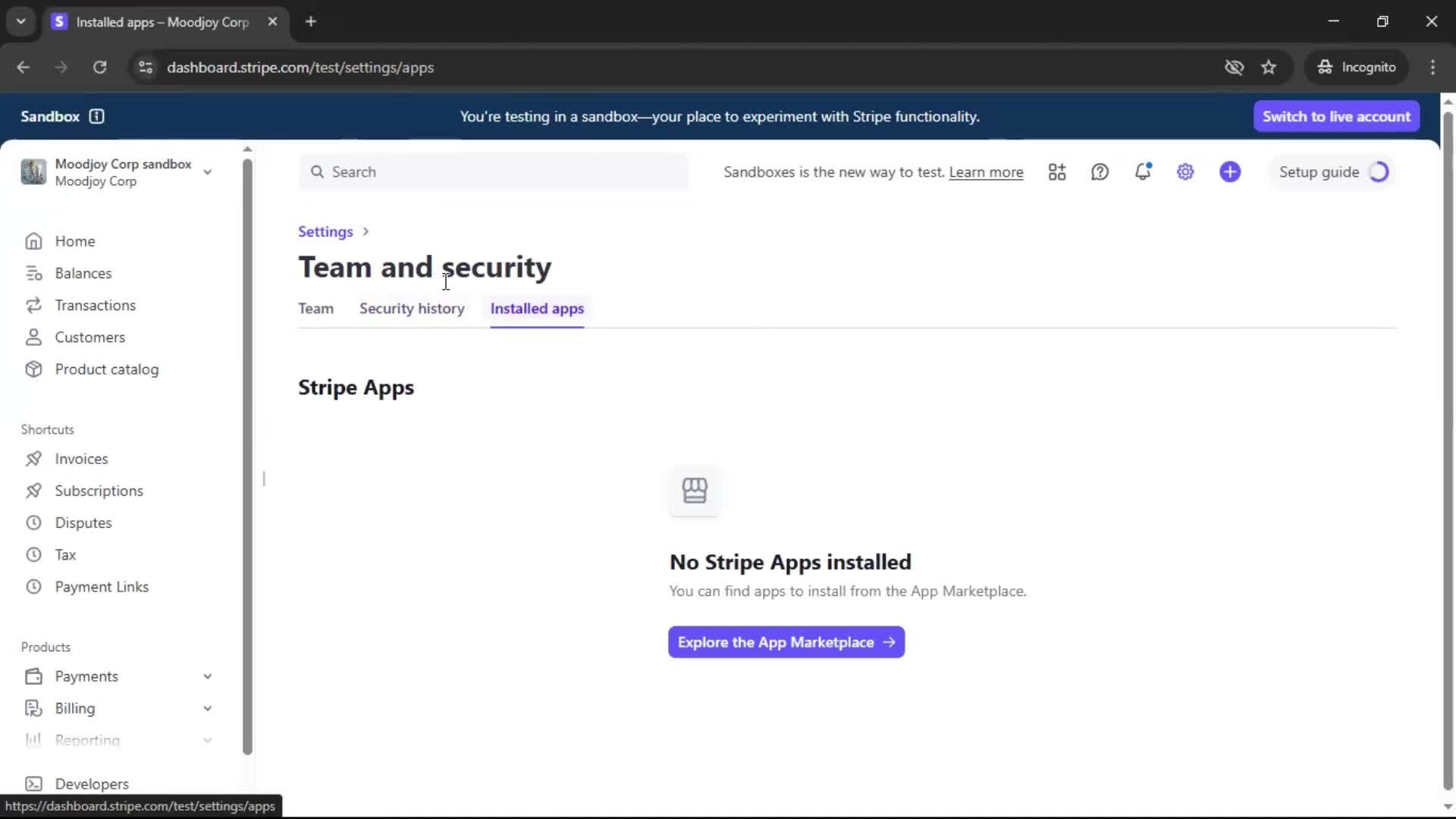 General browsing screenshot