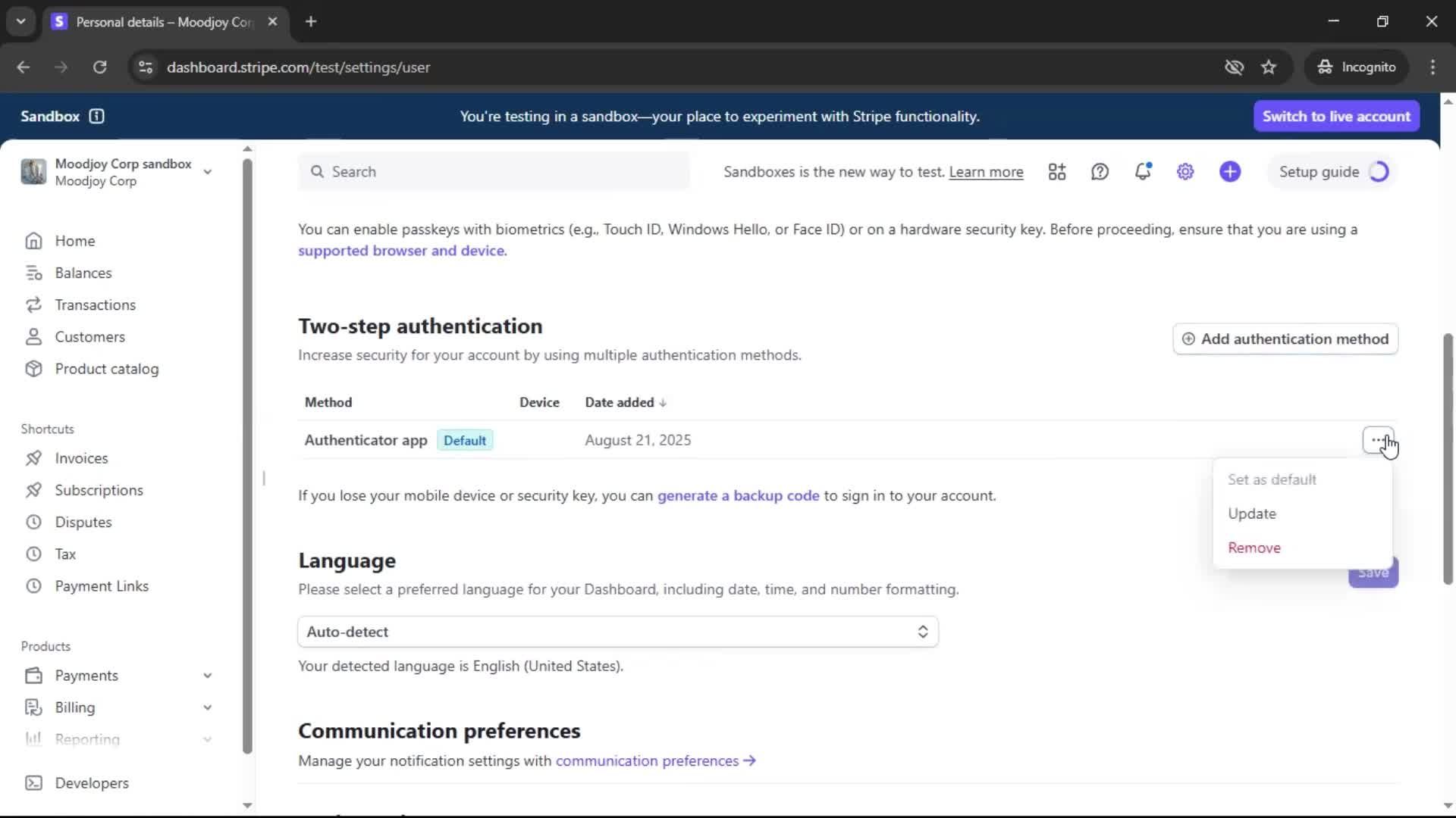 General browsing on Stripe video thumbnail
