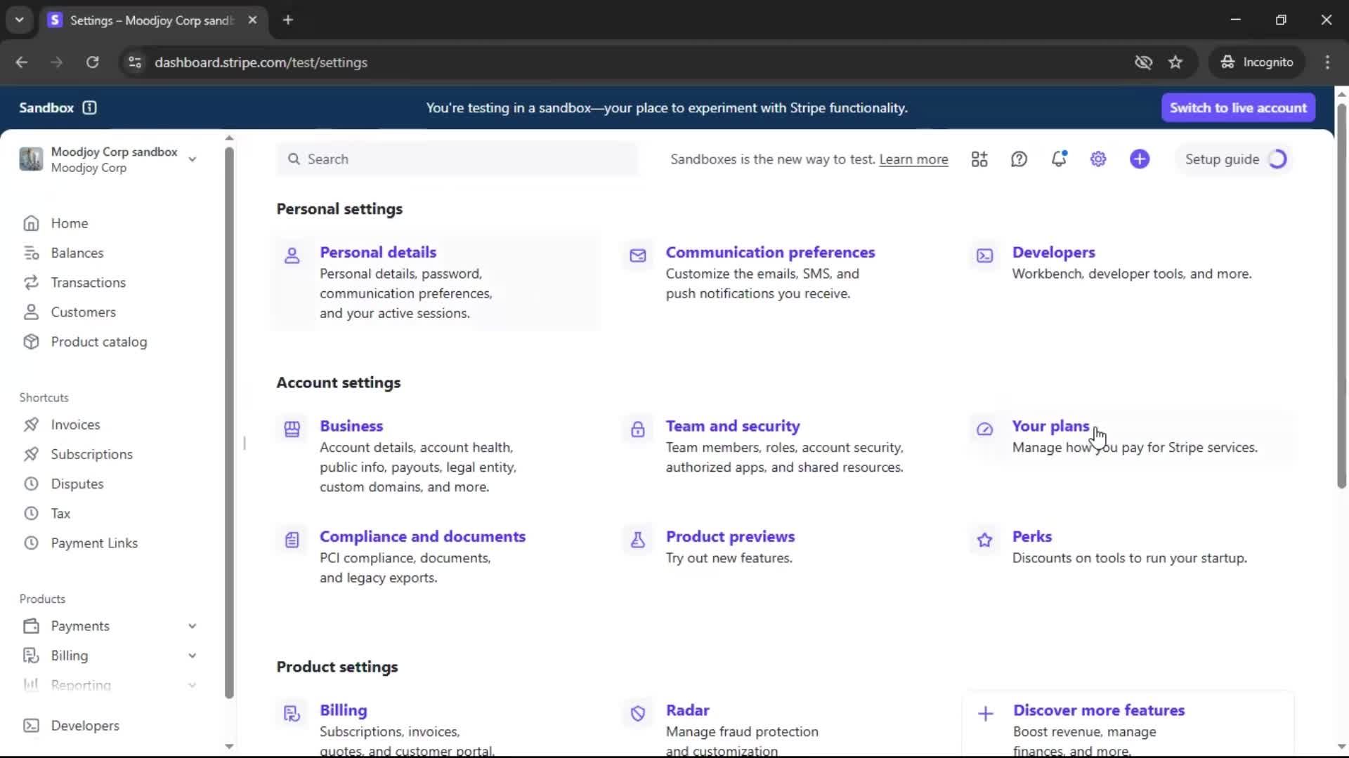 General browsing screenshot