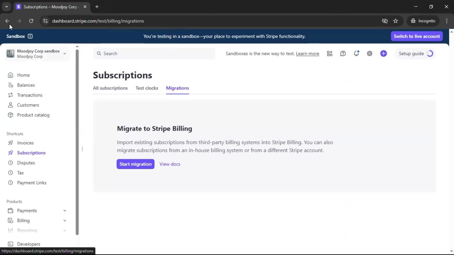 General browsing screenshot