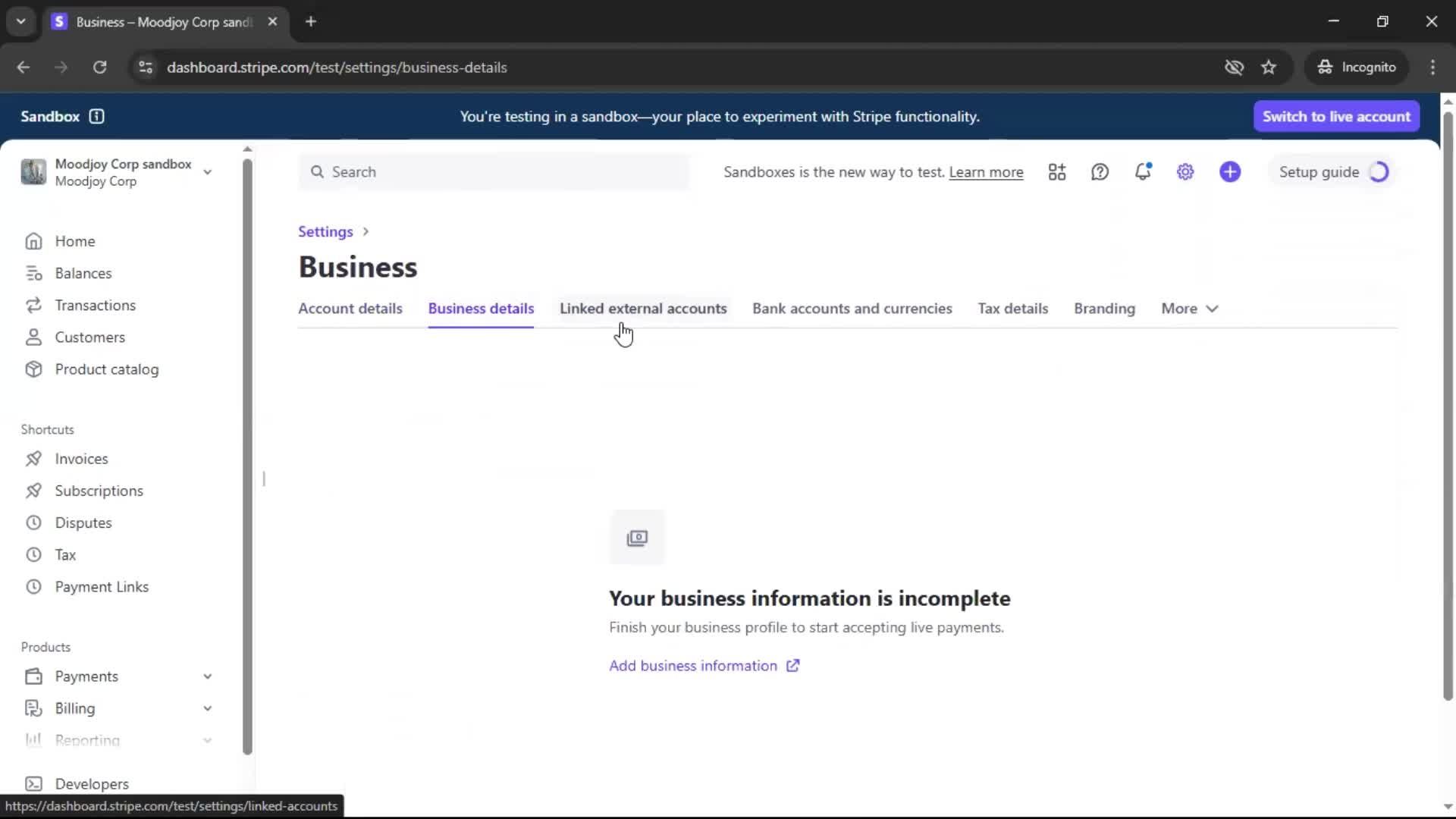 General browsing screenshot