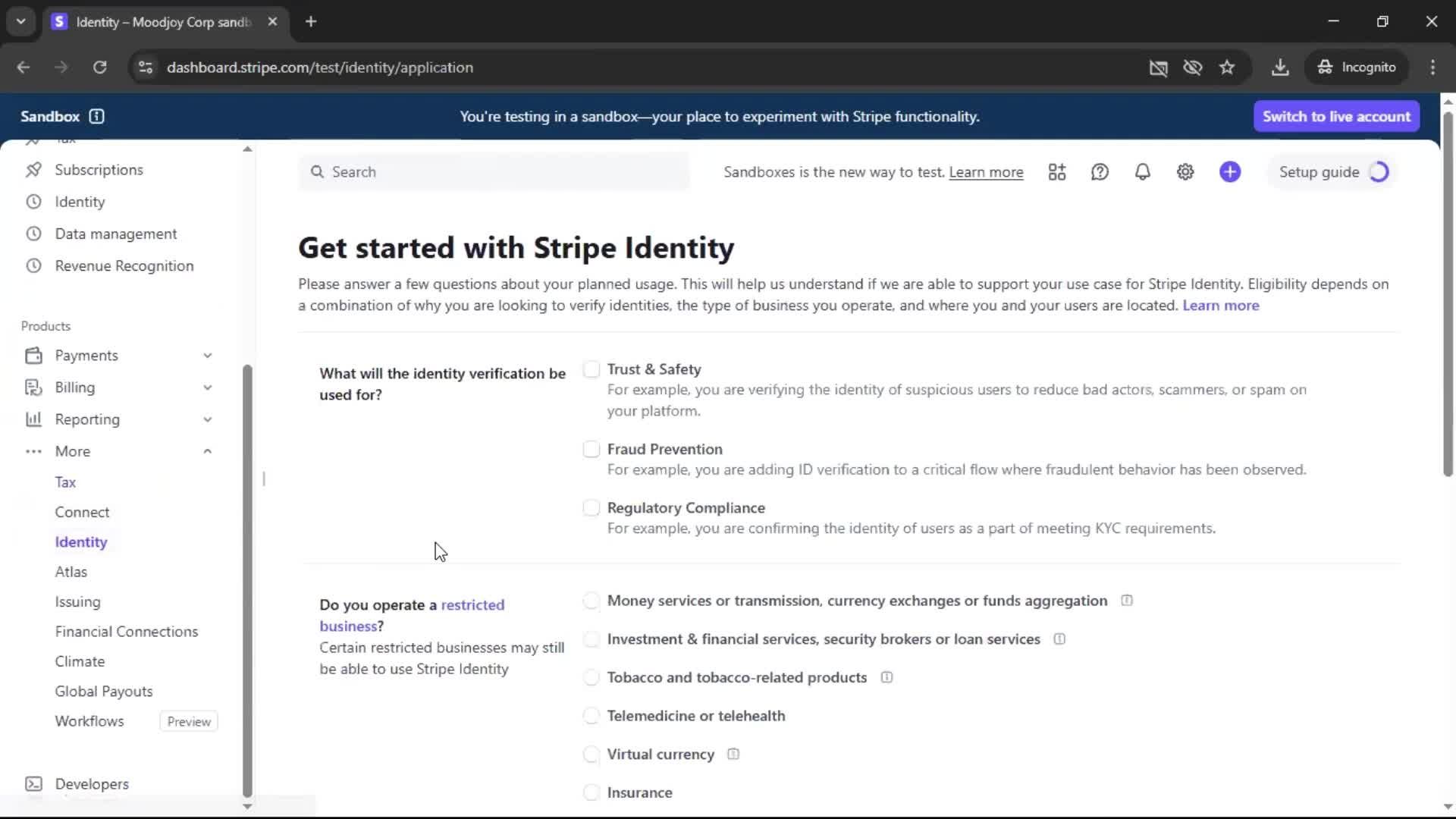 General browsing screenshot