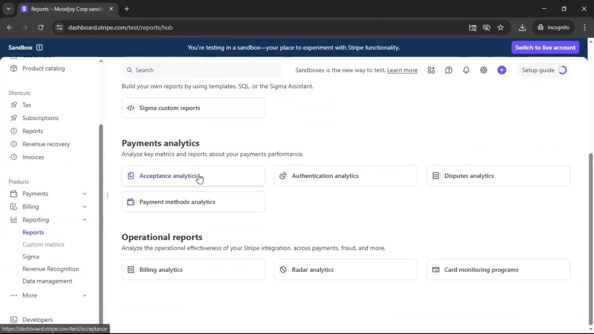 General browsing screenshot
