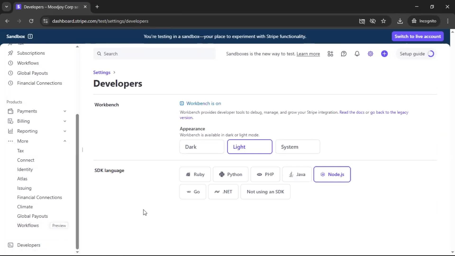 General browsing screenshot