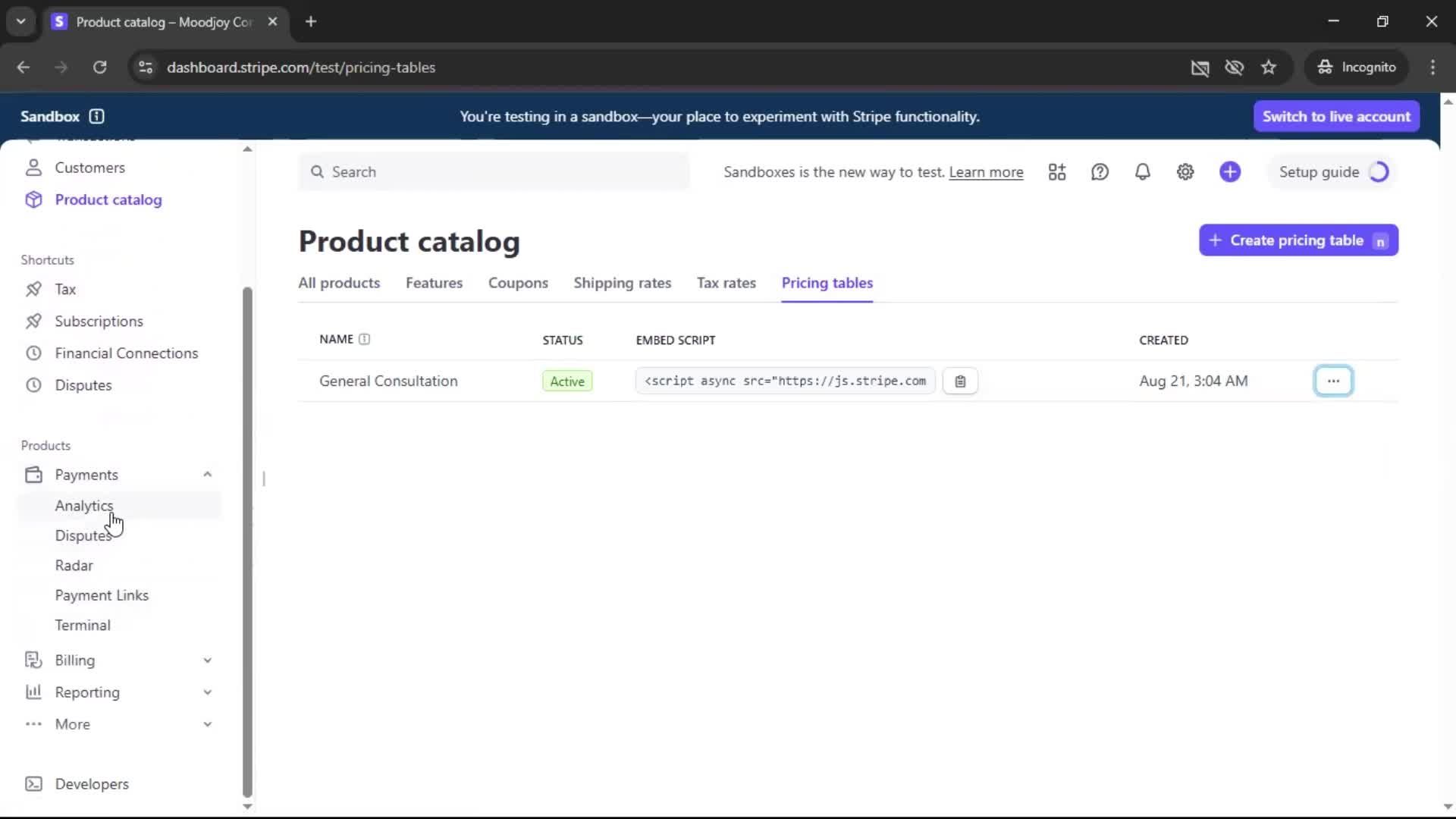 General browsing screenshot