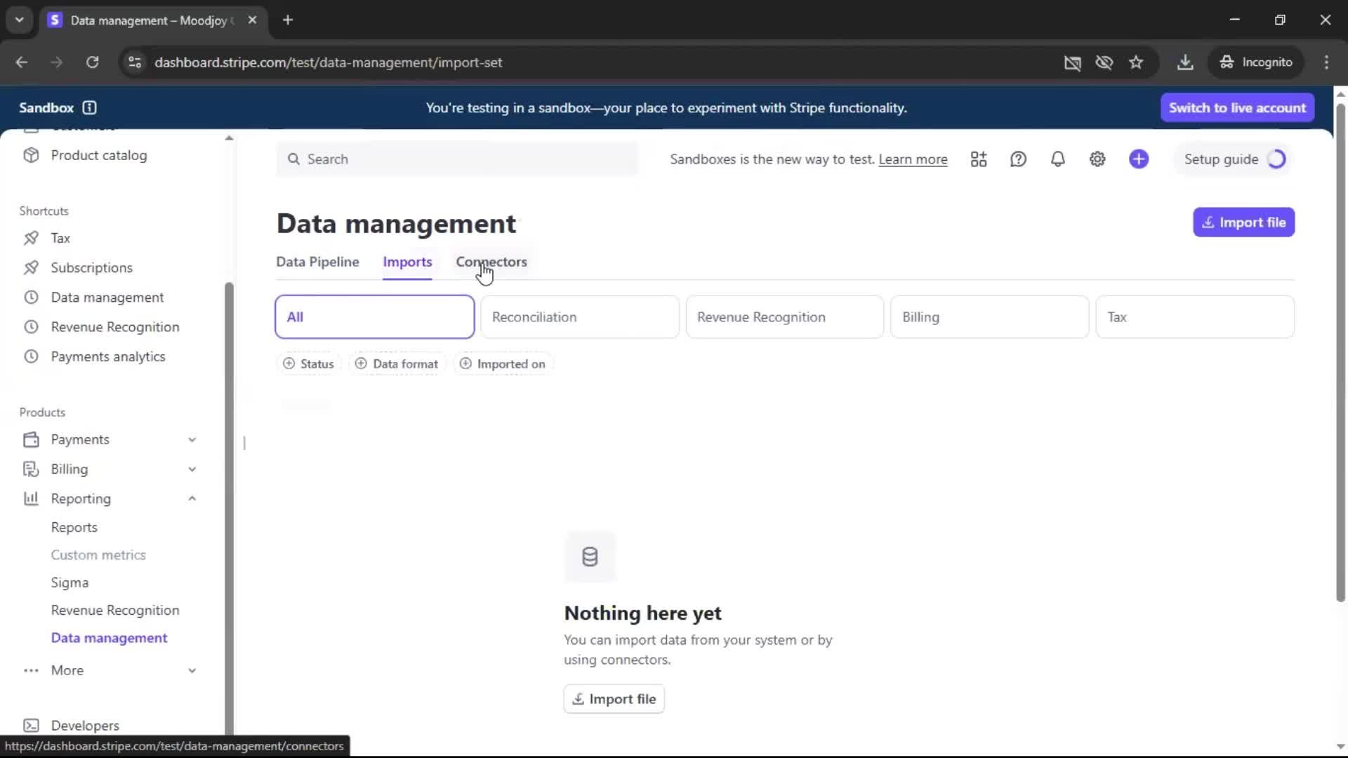 General browsing screenshot