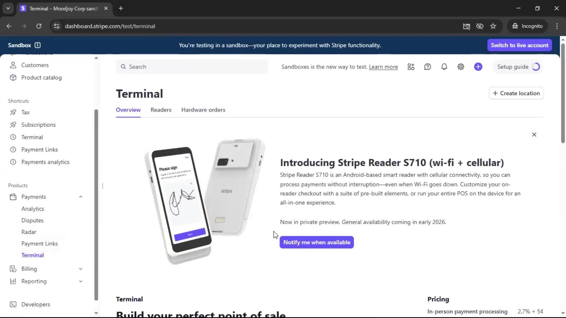 General browsing screenshot