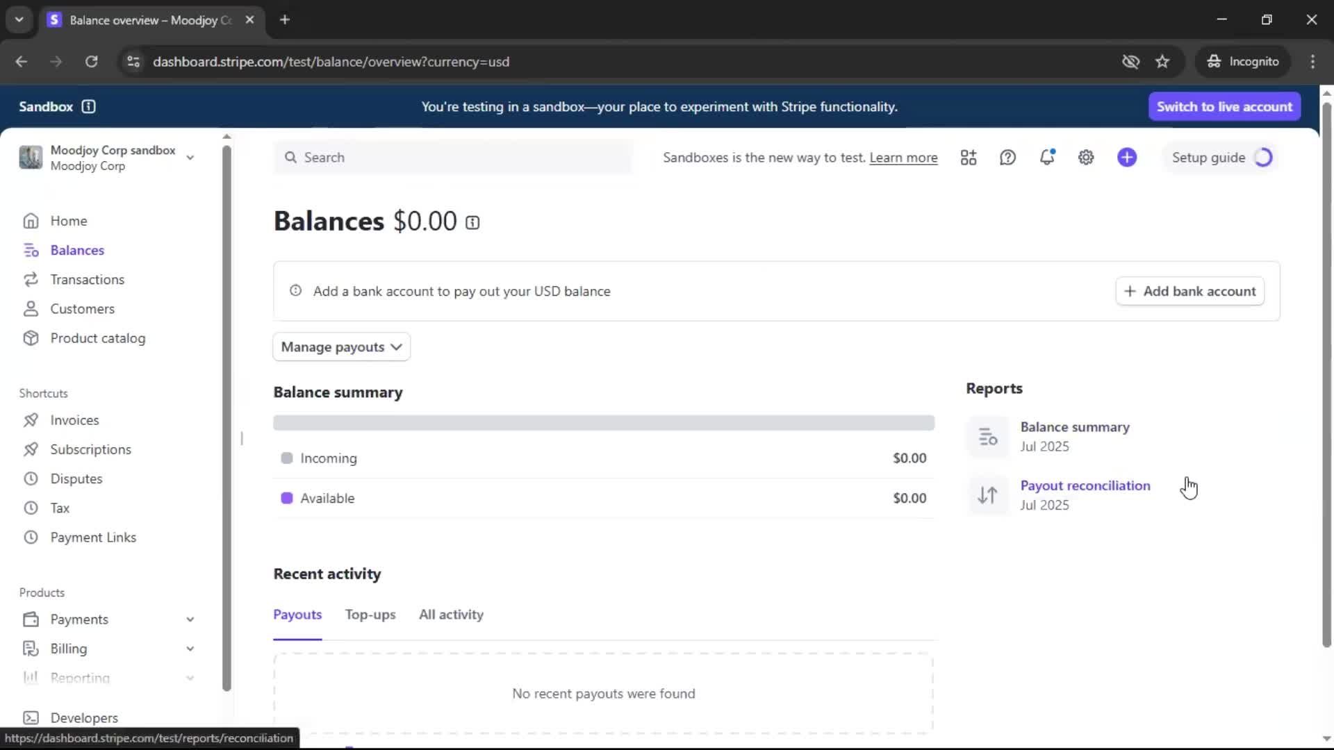 General browsing screenshot