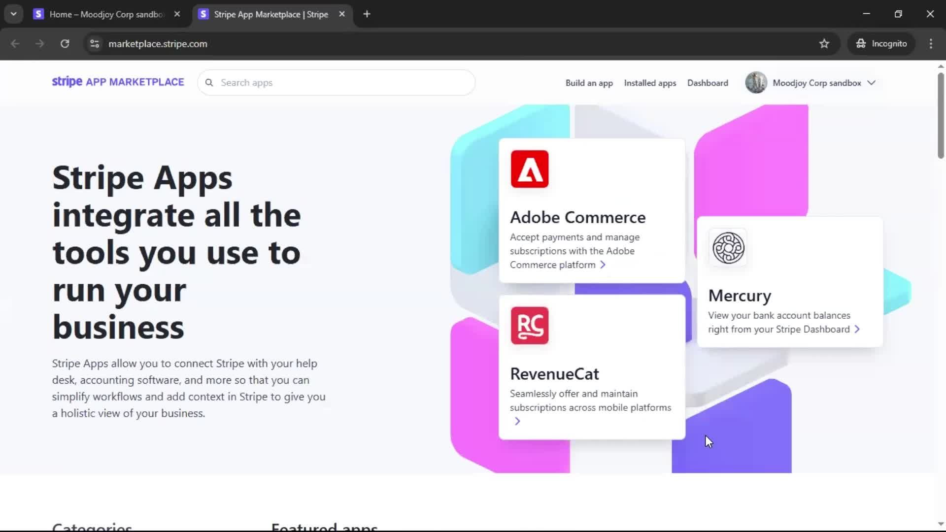 General browsing screenshot